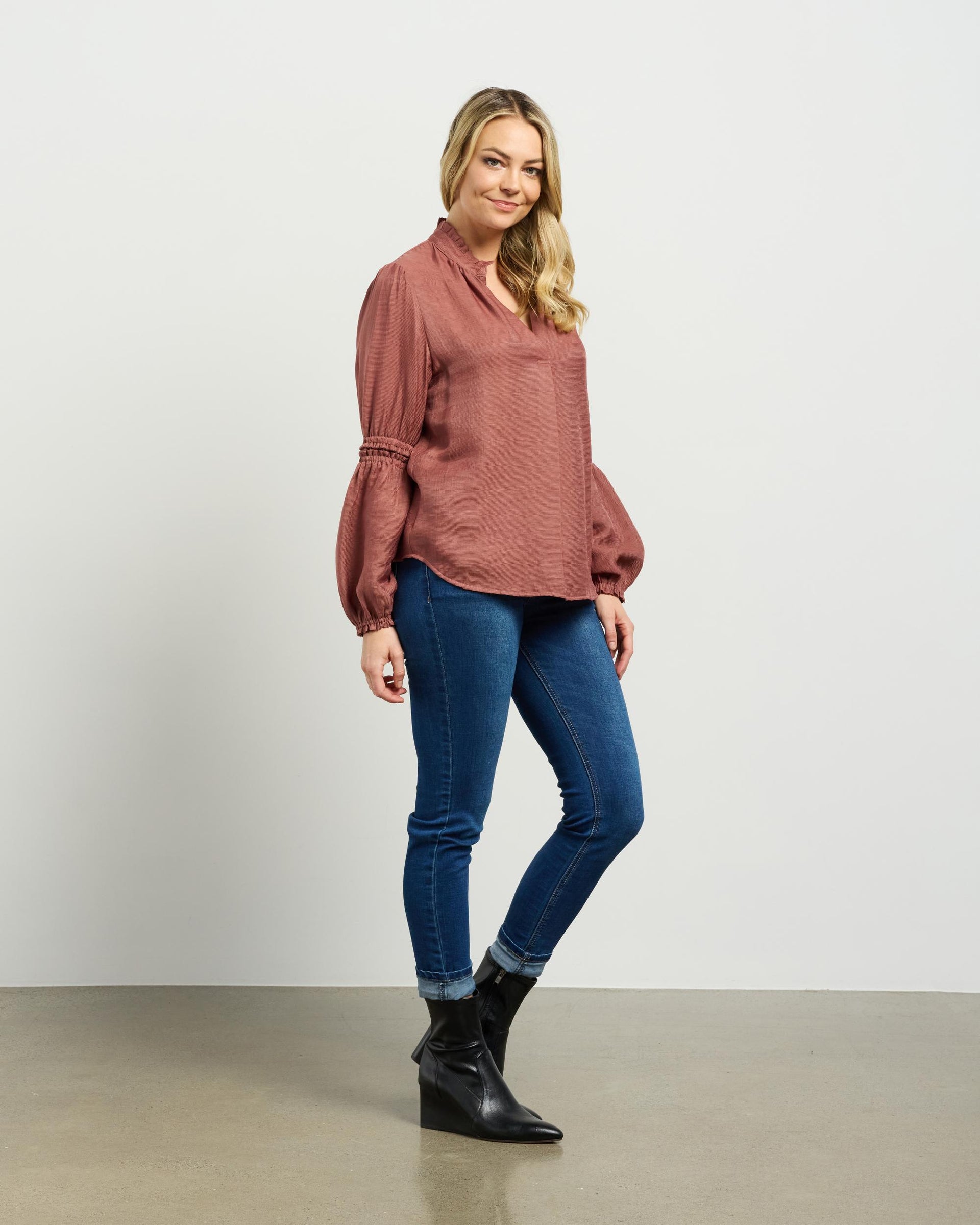 Evelyn Blouse | Rosewood | Et Alia