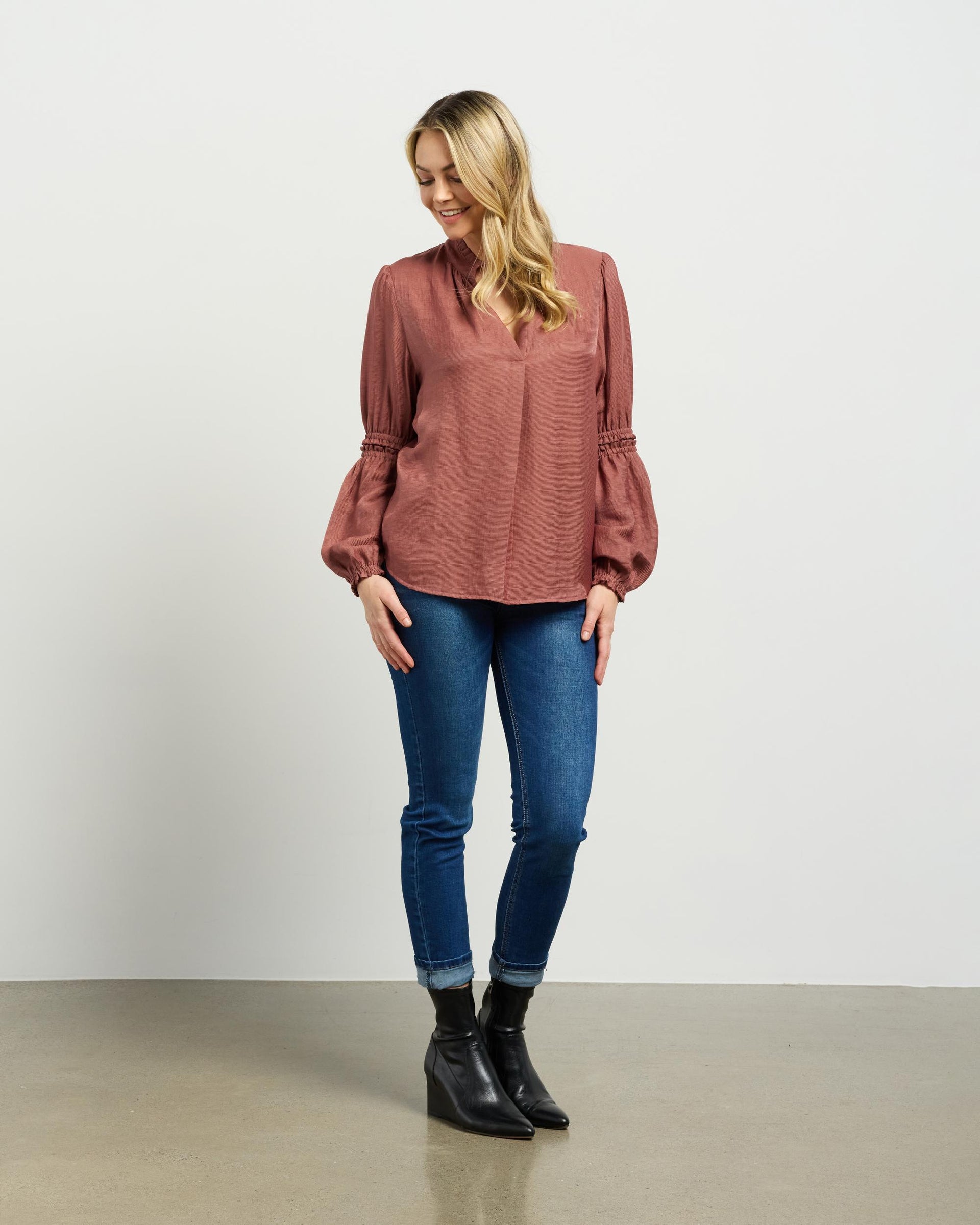 Evelyn Blouse | Rosewood | Et Alia