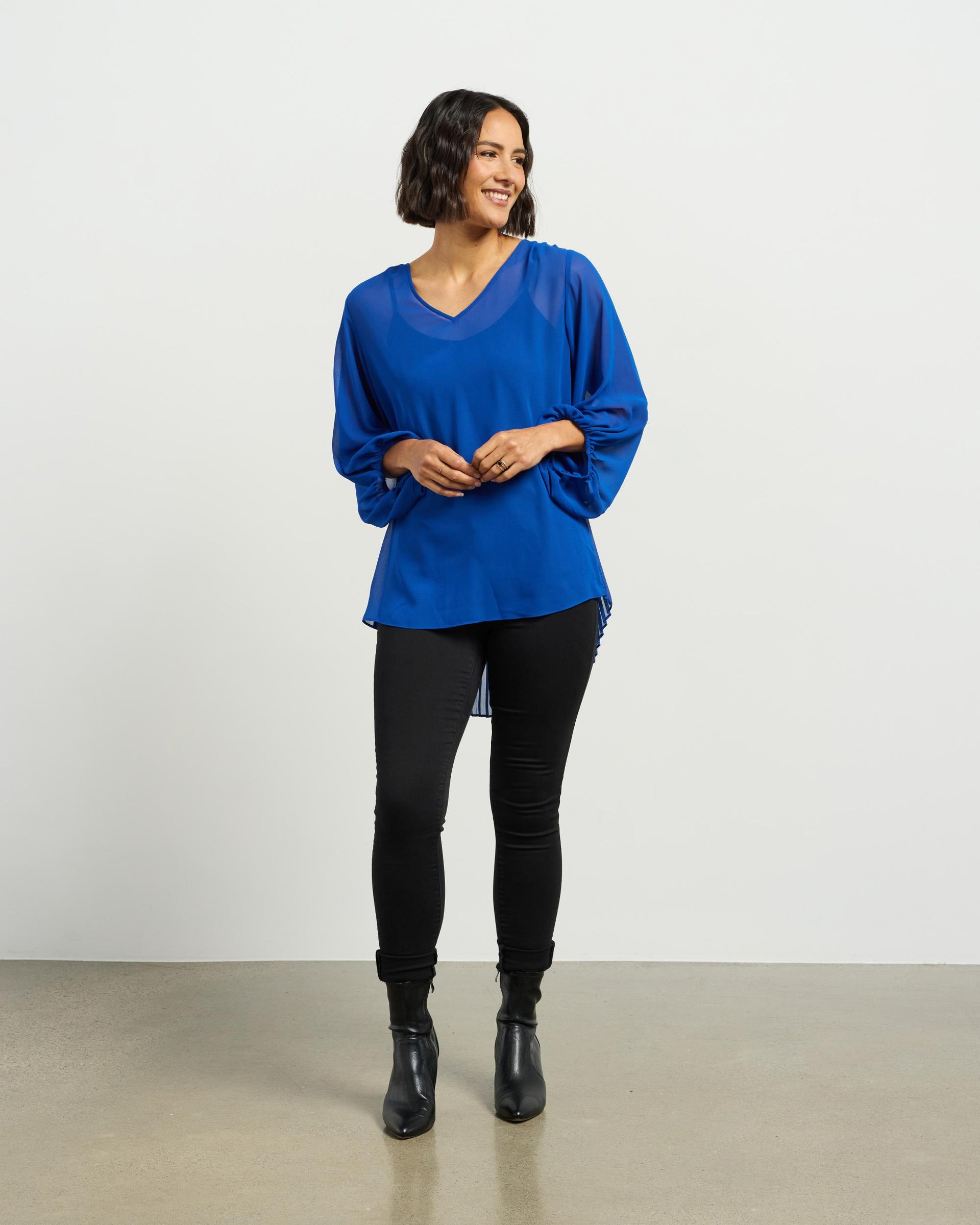 Maison Blouse | Bright Blue | Et Alia