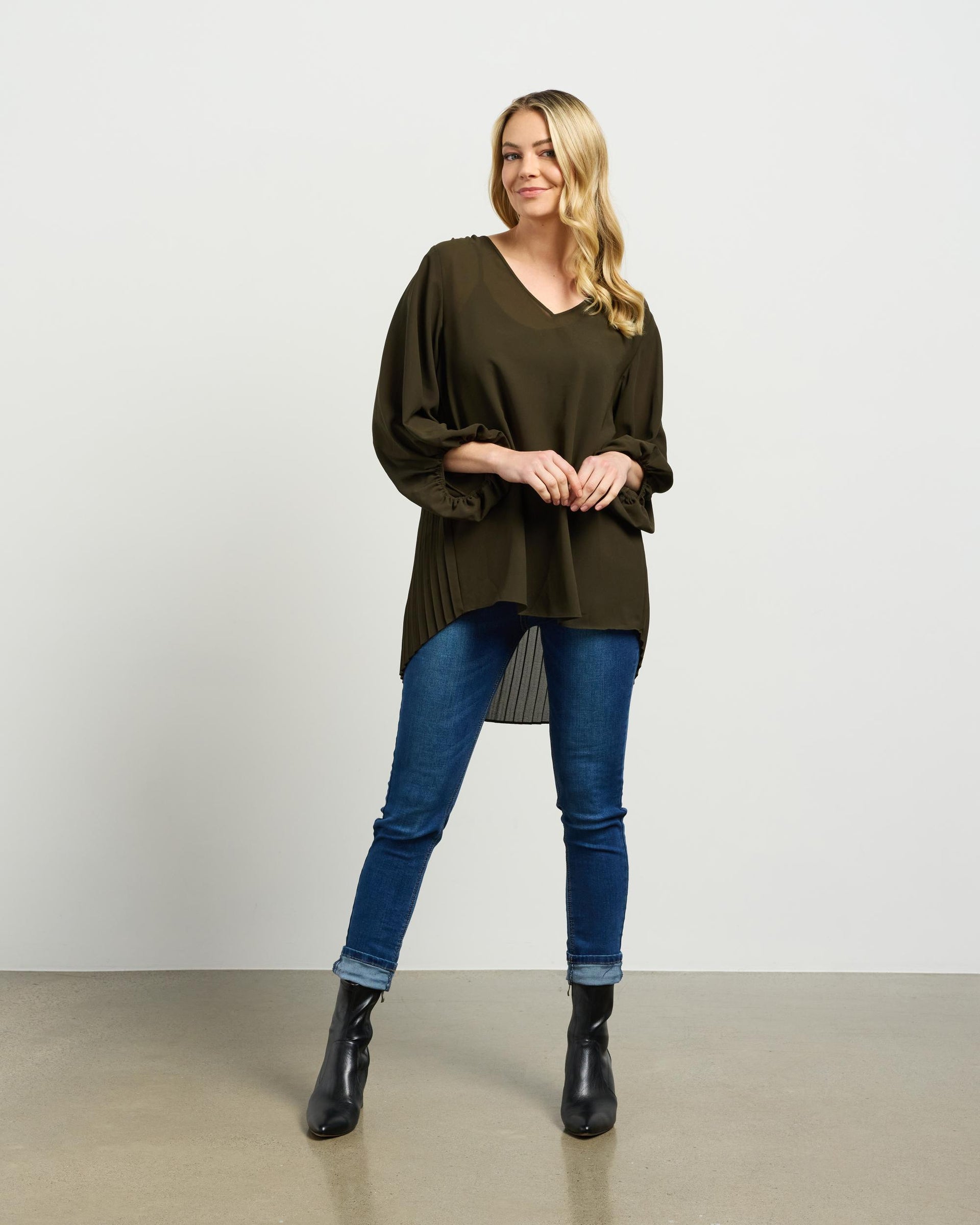 Maison Blouse | Olive | Et Alia