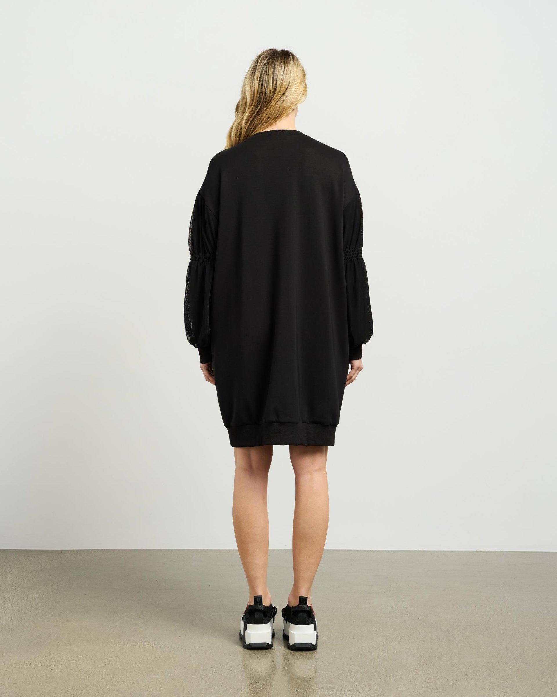 Mia Sweater Dress | Black | Et Alia