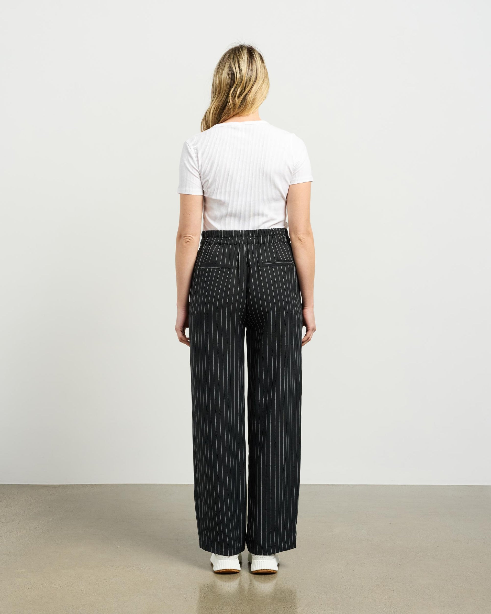 Riley Pant | Black Pinstripe | Et Alia