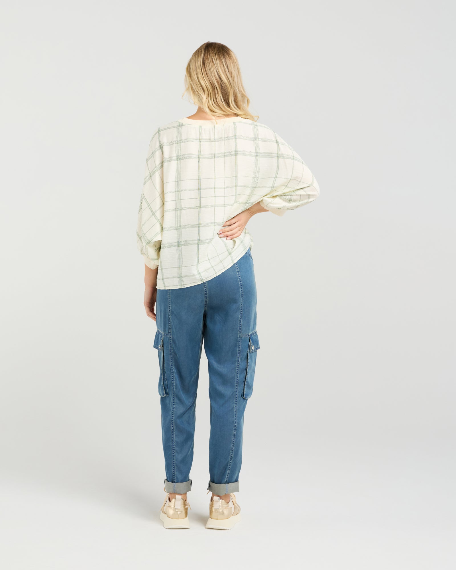 Aroha Top | Meadow Plaid | Et Alia