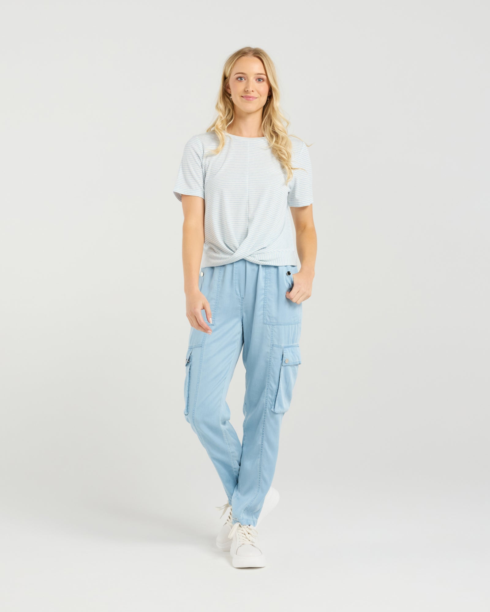 Twist Tee | Sky | Et Alia