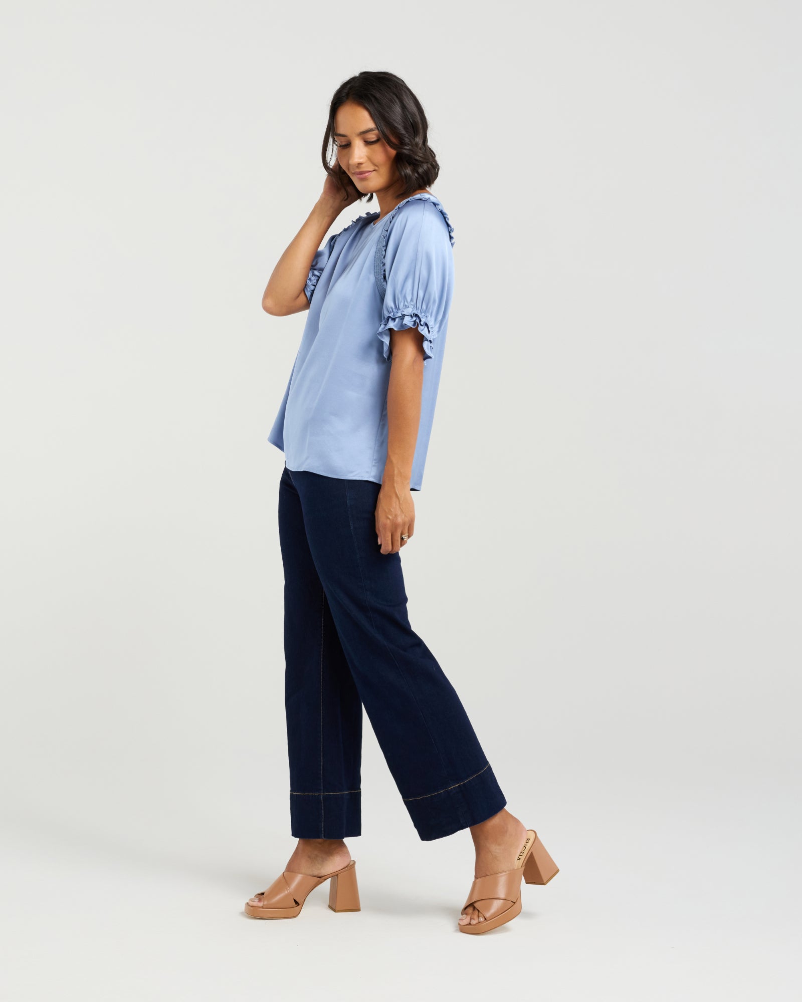 Florence Top | Cornflower | Et Alia