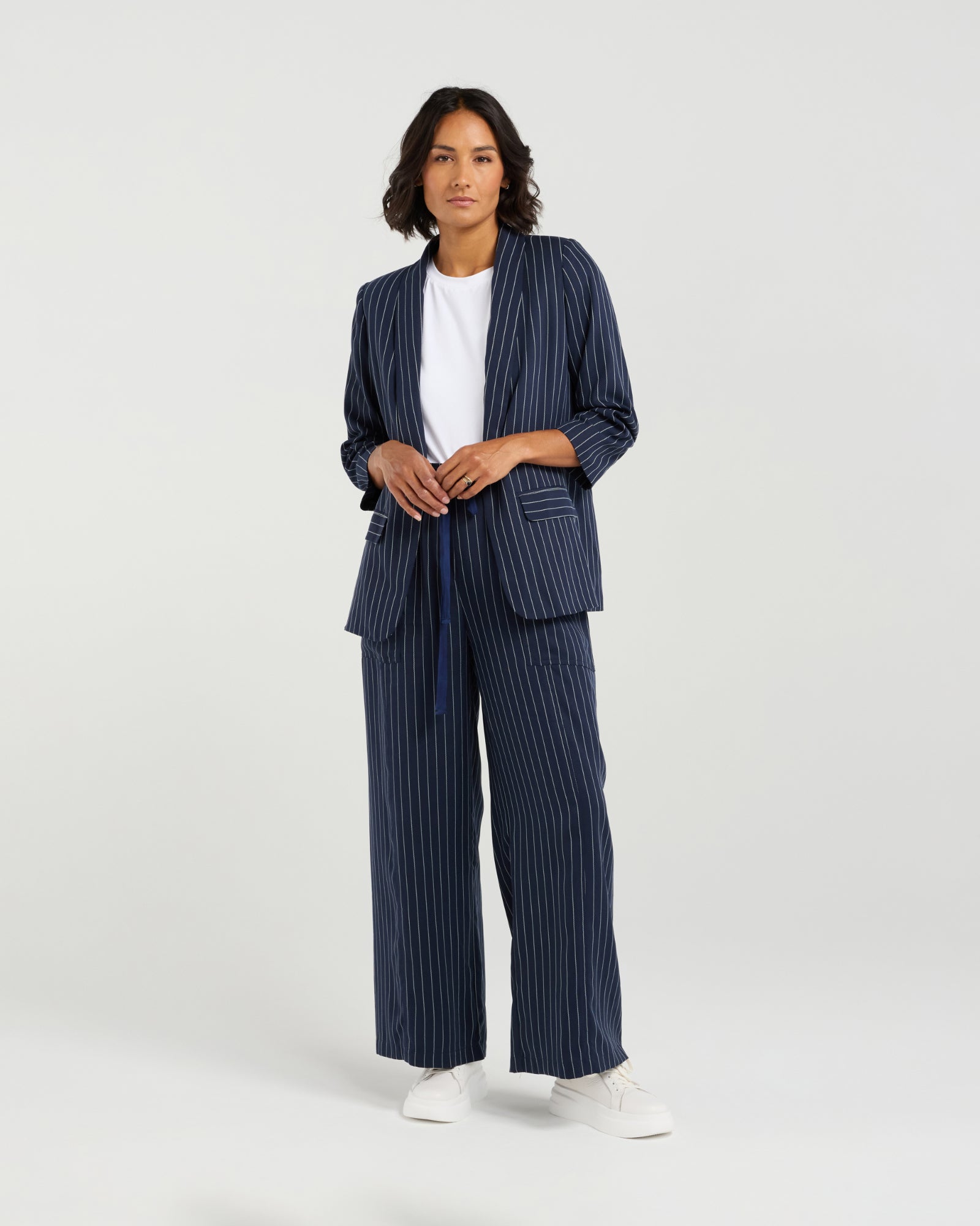 Kennedy Blazer | Midnight Stripe | Et Alia