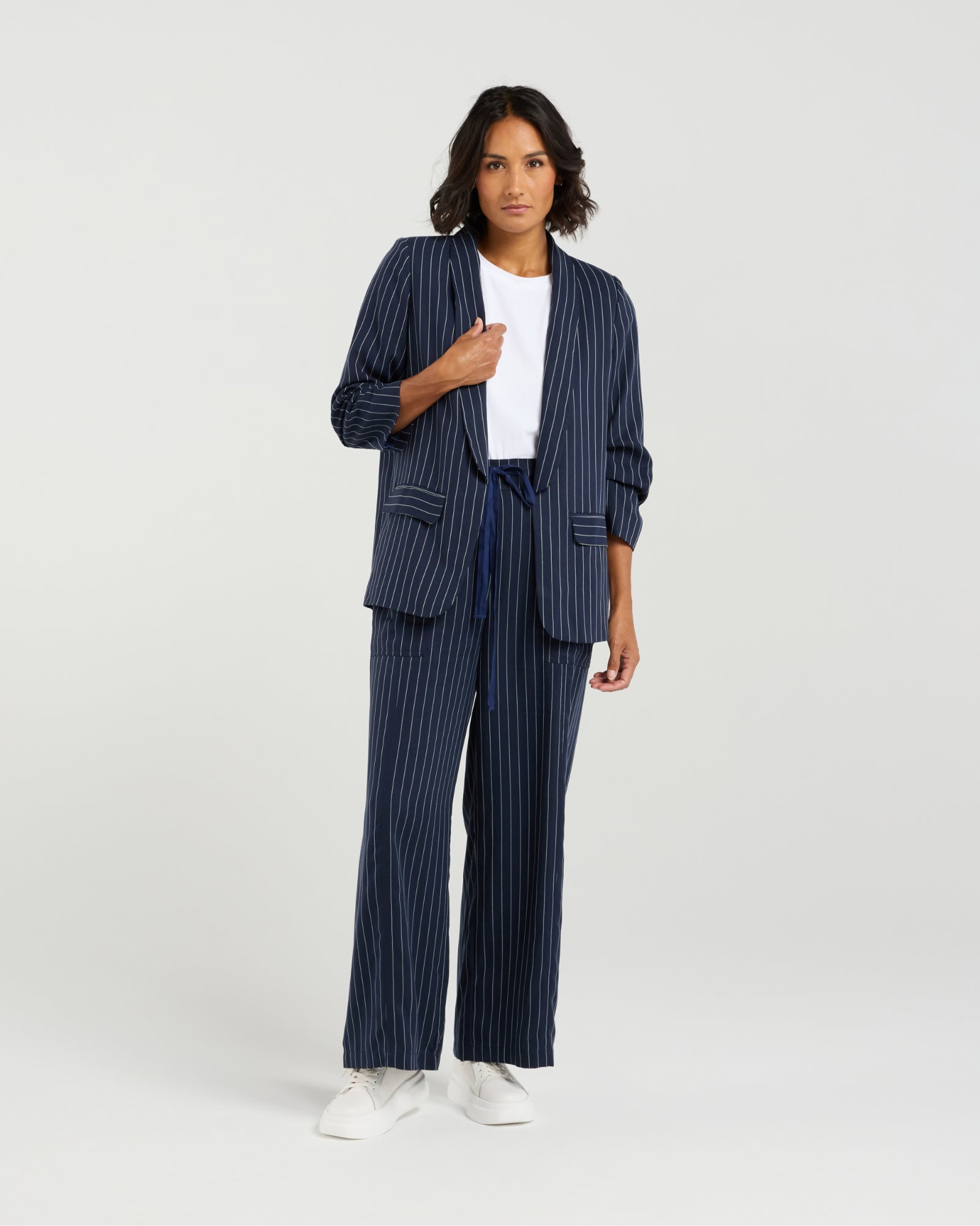 Kennedy Blazer | Midnight Stripe | Et Alia
