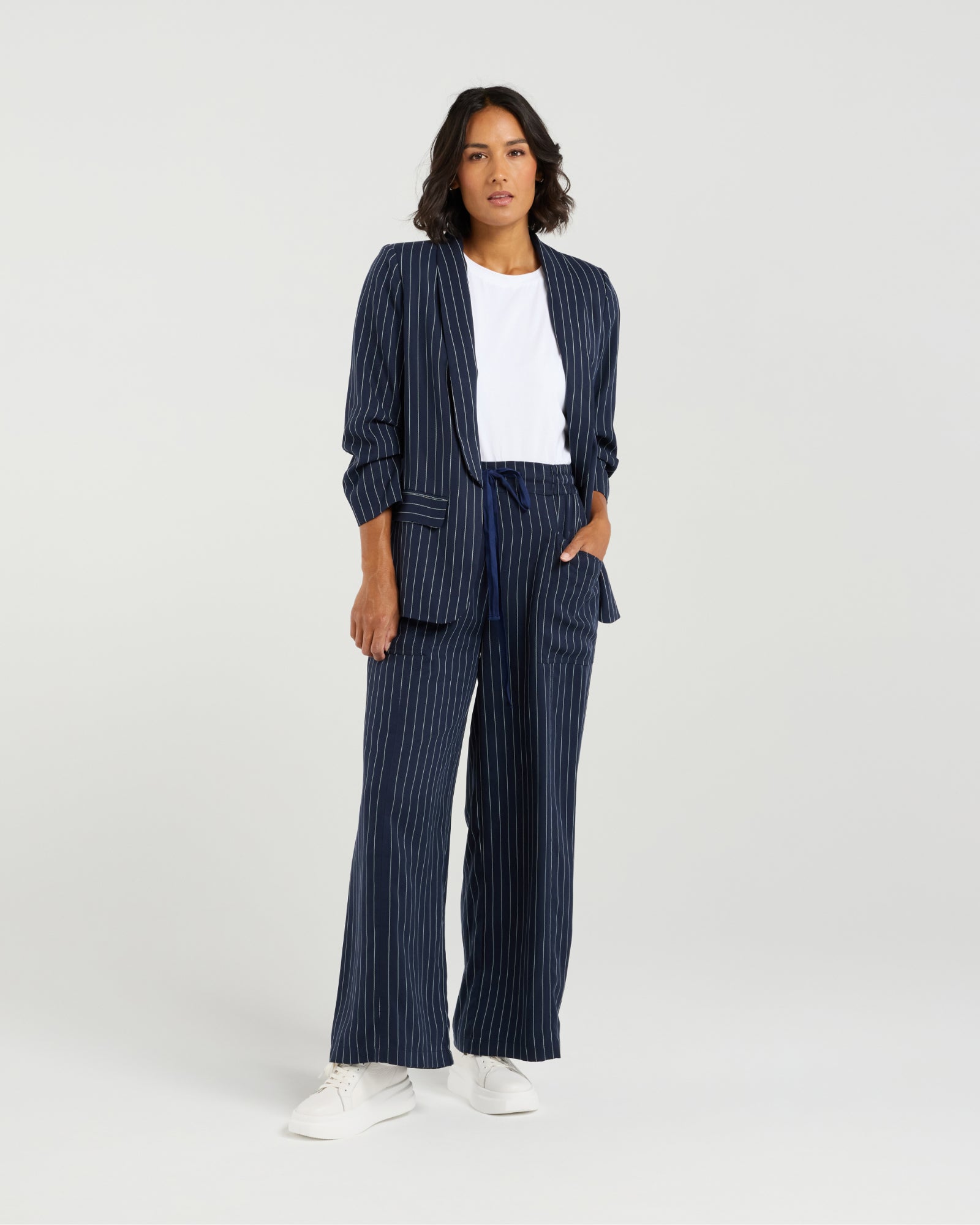 Kennedy Blazer | Midnight Stripe | Et Alia