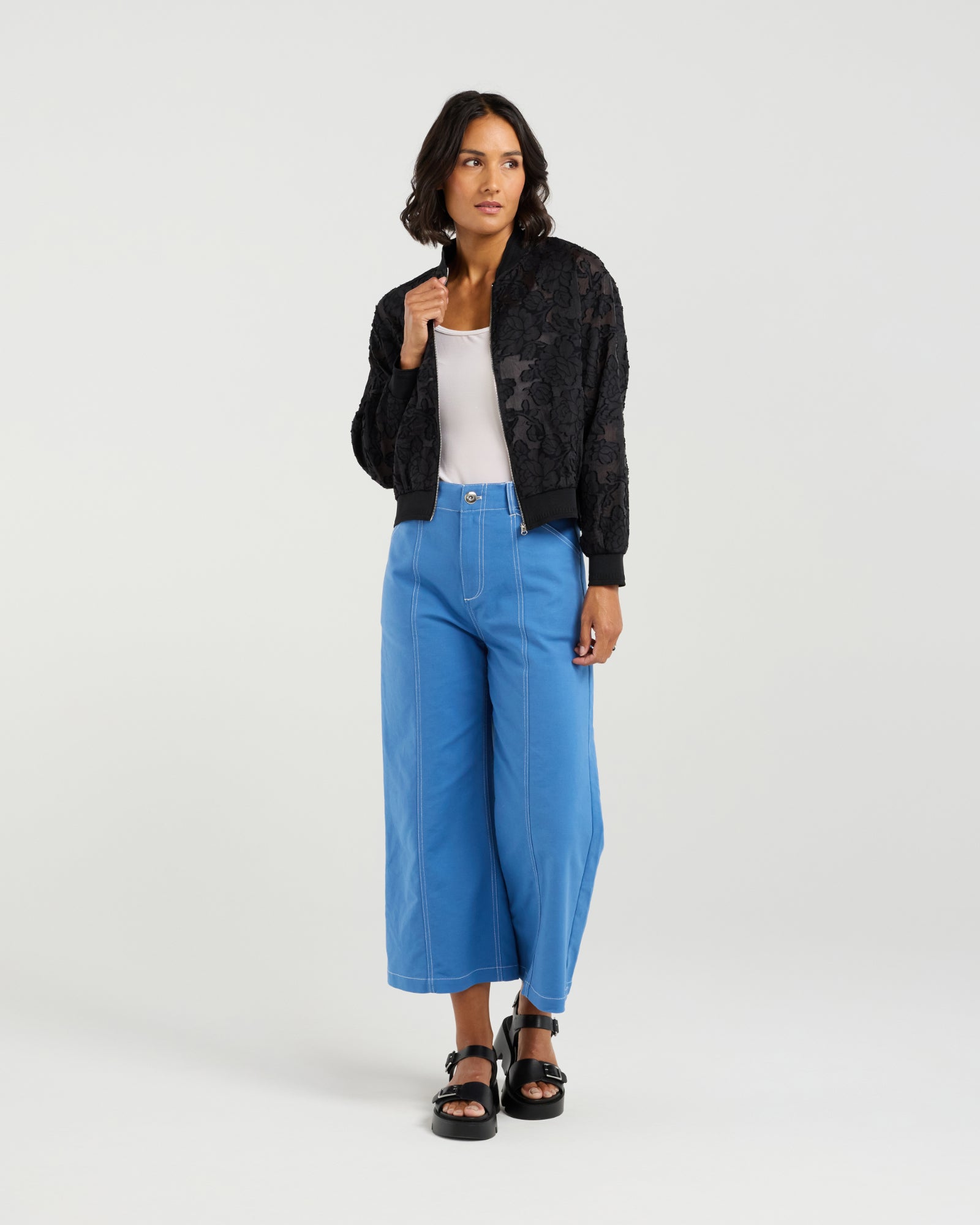 Skylar Bomber | Shadowed Florals | Et Alia