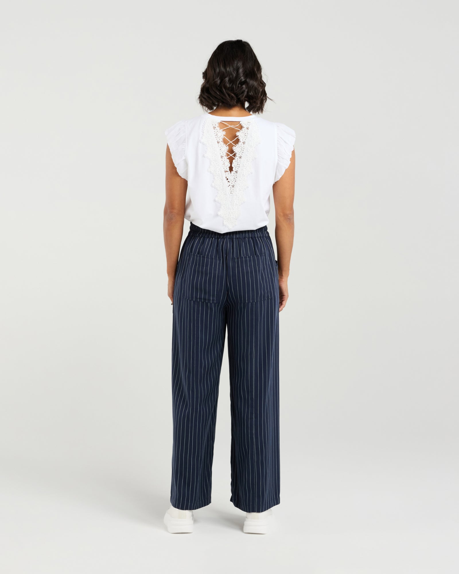 Chloe Pant | Midnight Stripe | Et Alia