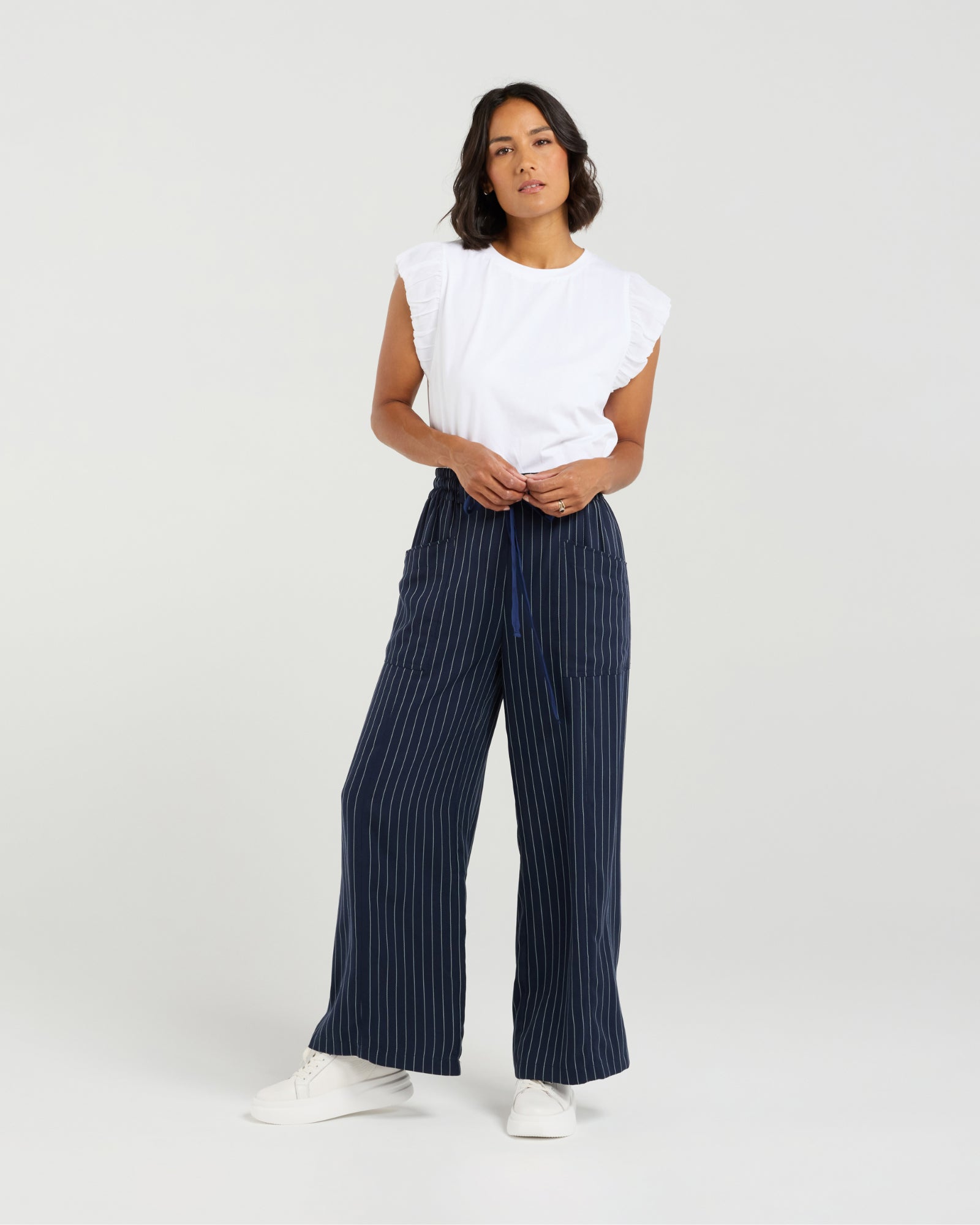 Chloe Pant | Midnight Stripe | Et Alia