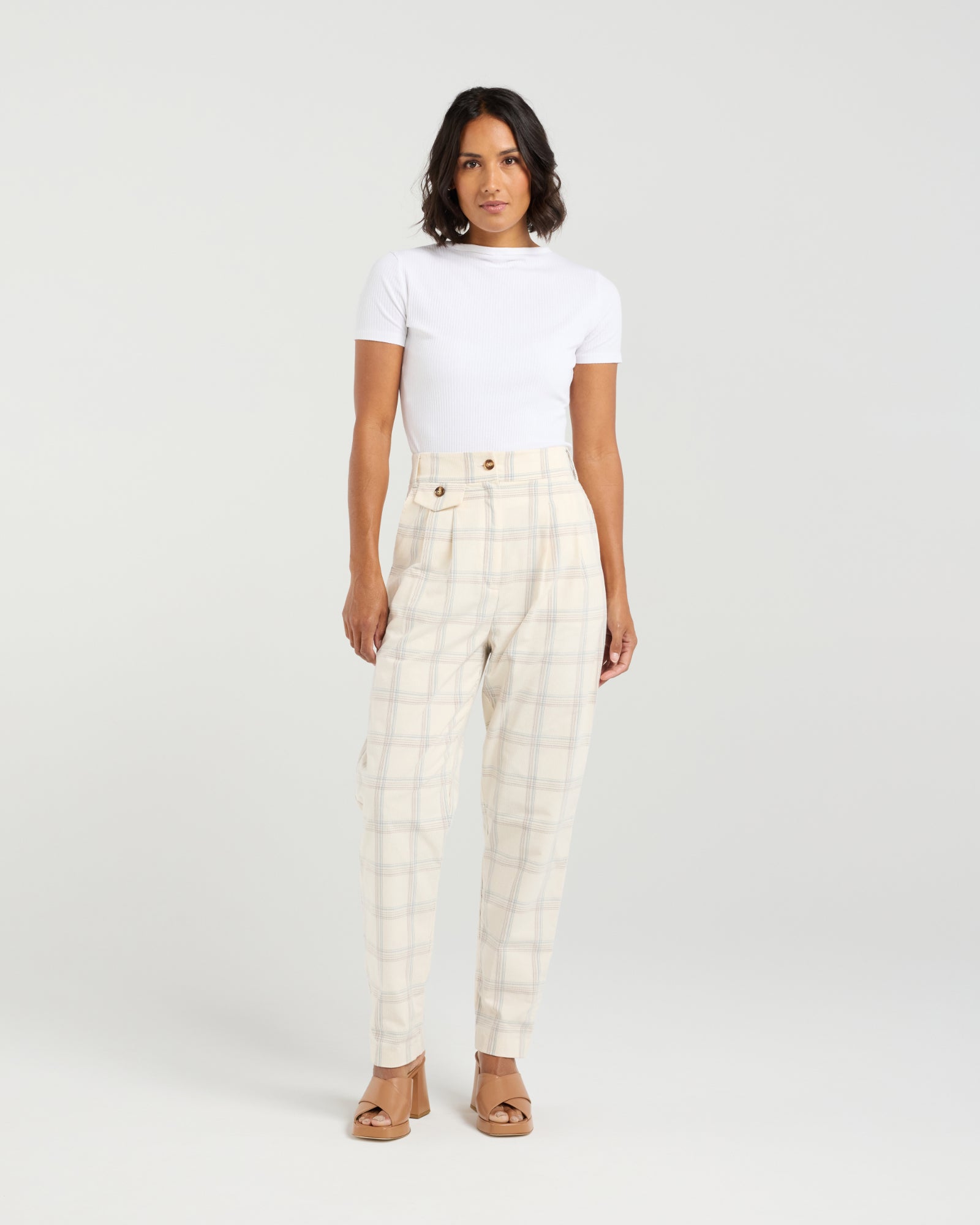 Sarah Pant |  Duckegg Plaid | Et Alia