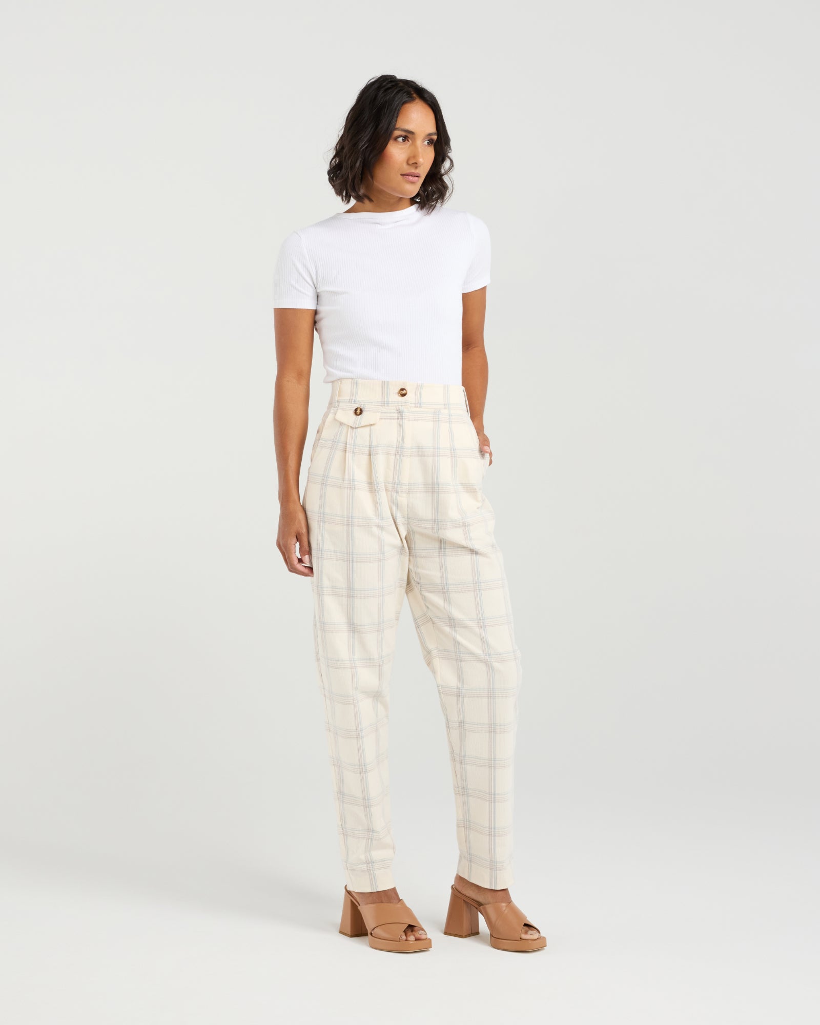 Sarah Pant |  Duckegg Plaid | Et Alia