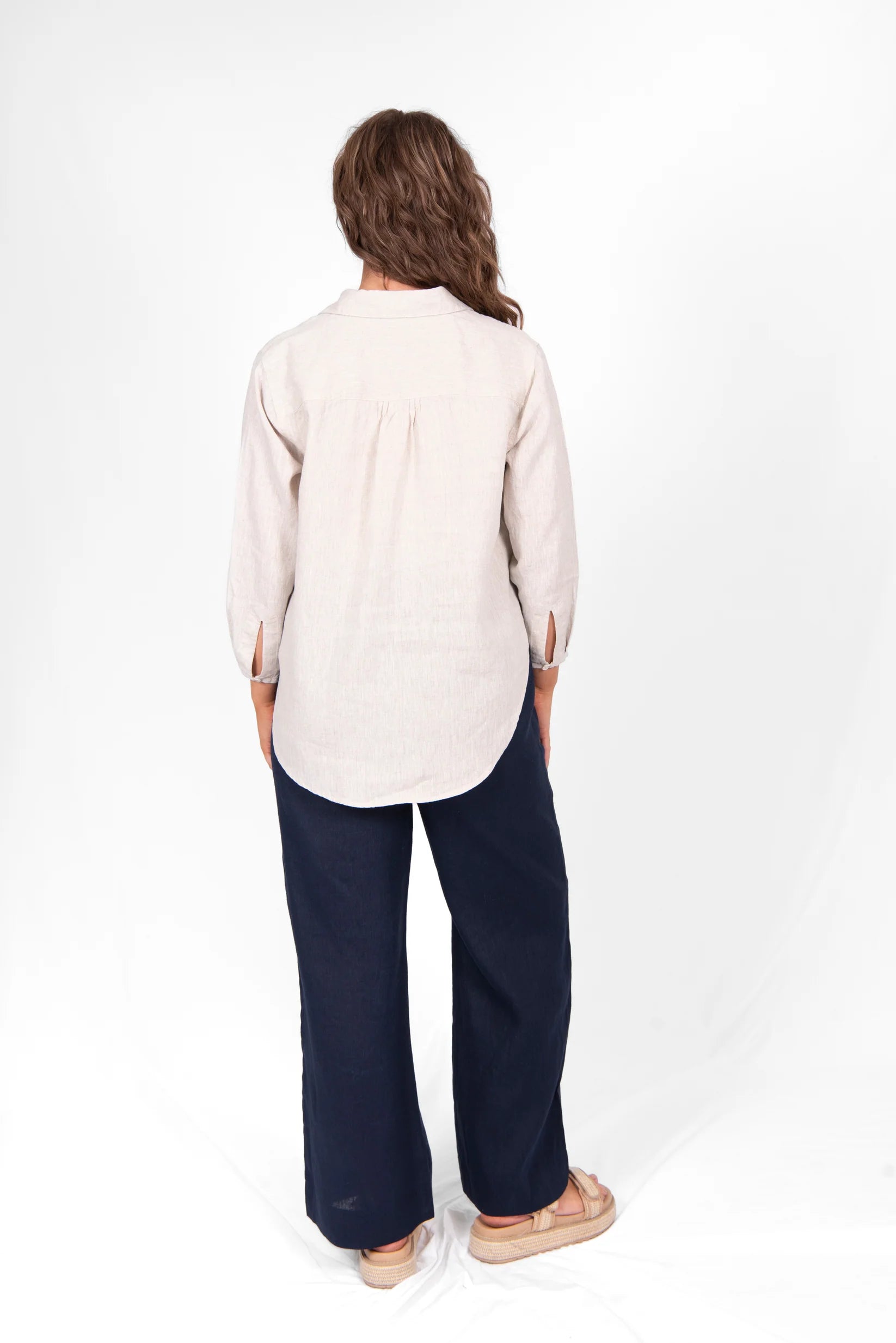 Linen Shirt | Natural | Bella
