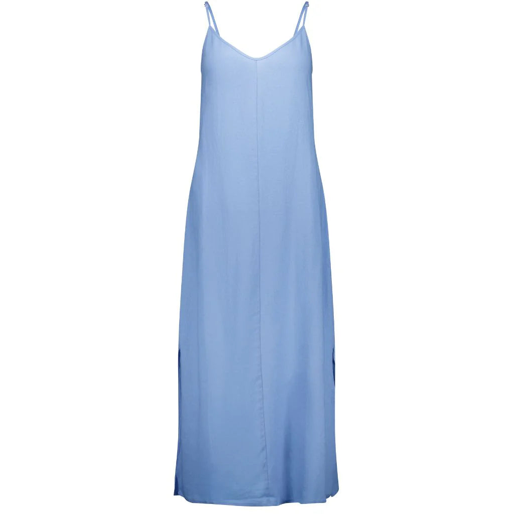 Gina Slip Dress | Pool Blue | Moke