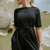 Greta Tee Dress | Black | Moke