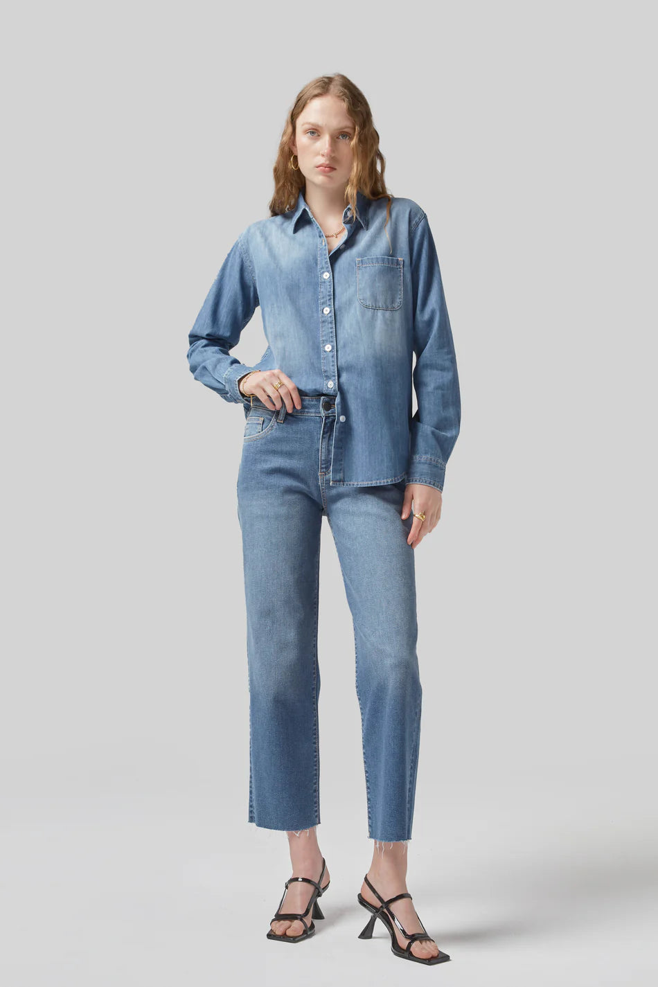 Jayda Shirt | Pacific Blue | Dricoper