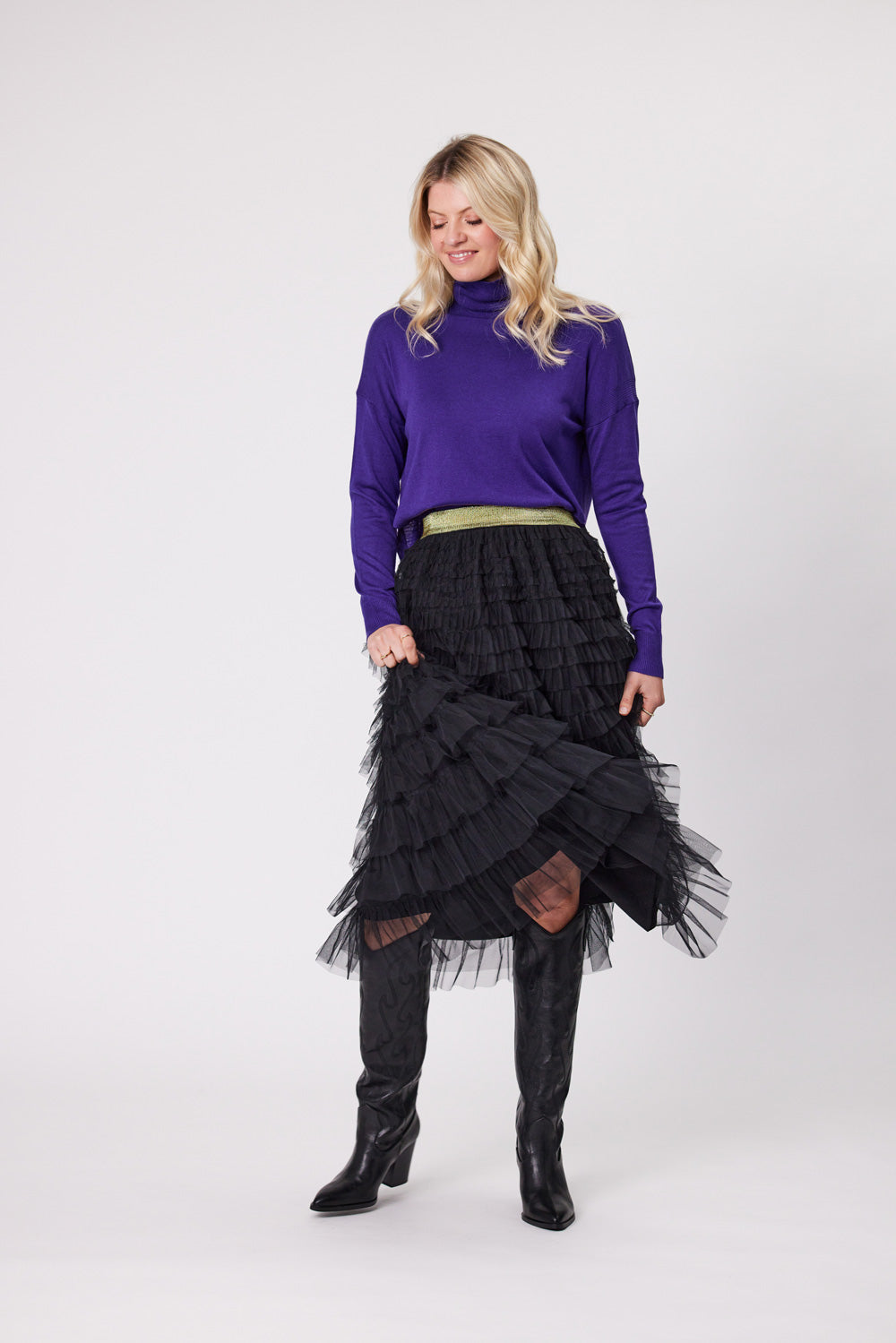 Bonnie Skirt | Black | Lemontree