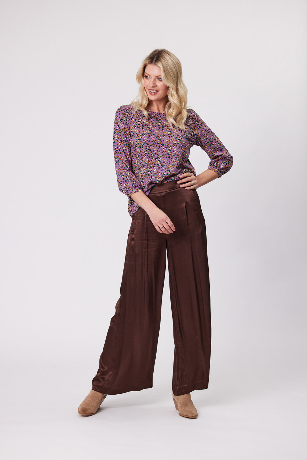 Brittany Top | Purple | Lemontree