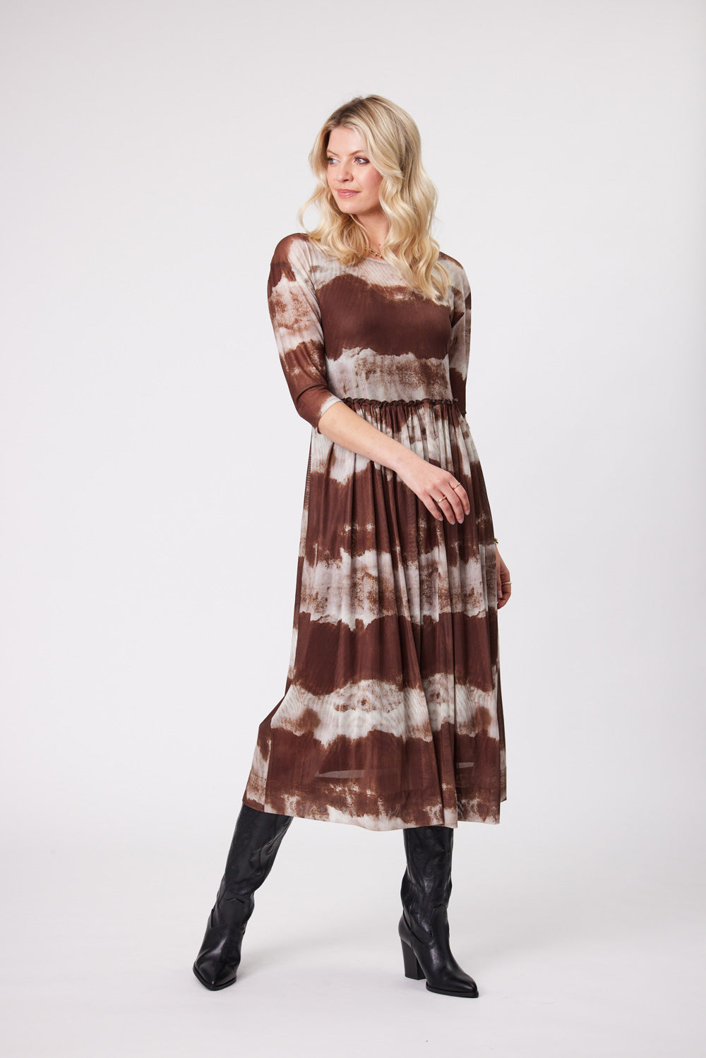 Sarai Dress | Clouds | Lemontree