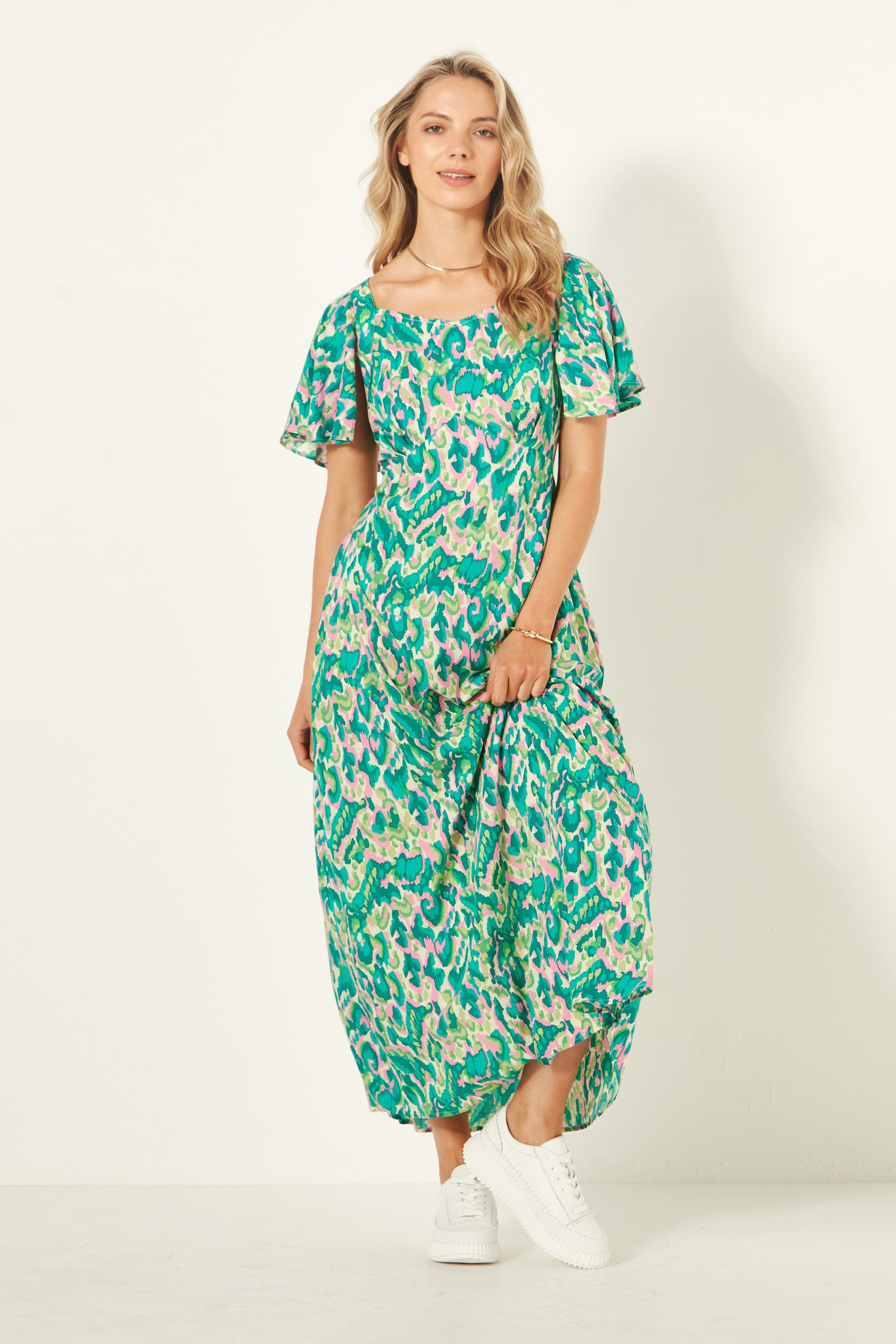 Sylvia Dress | Teal | Lemontree