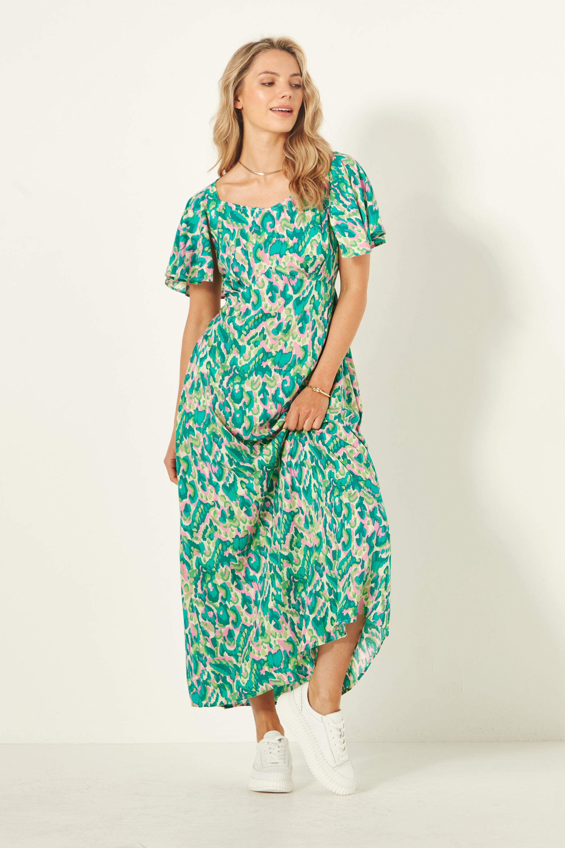 Sylvia Dress | Teal | Lemontree