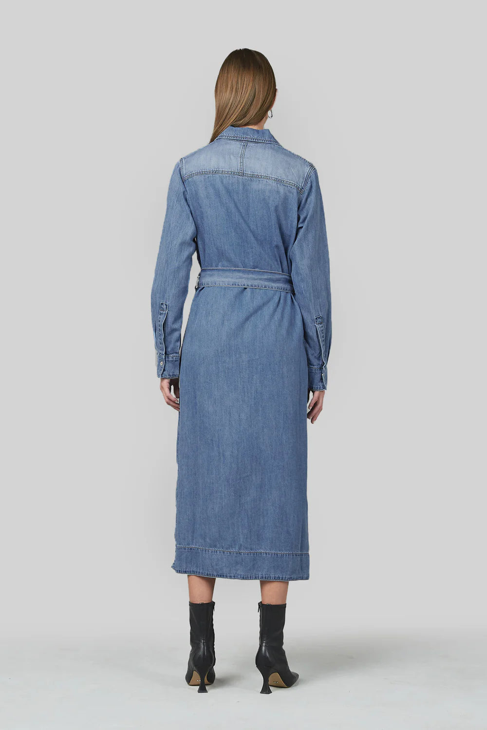 Naia Dress | Denim | Dricoper