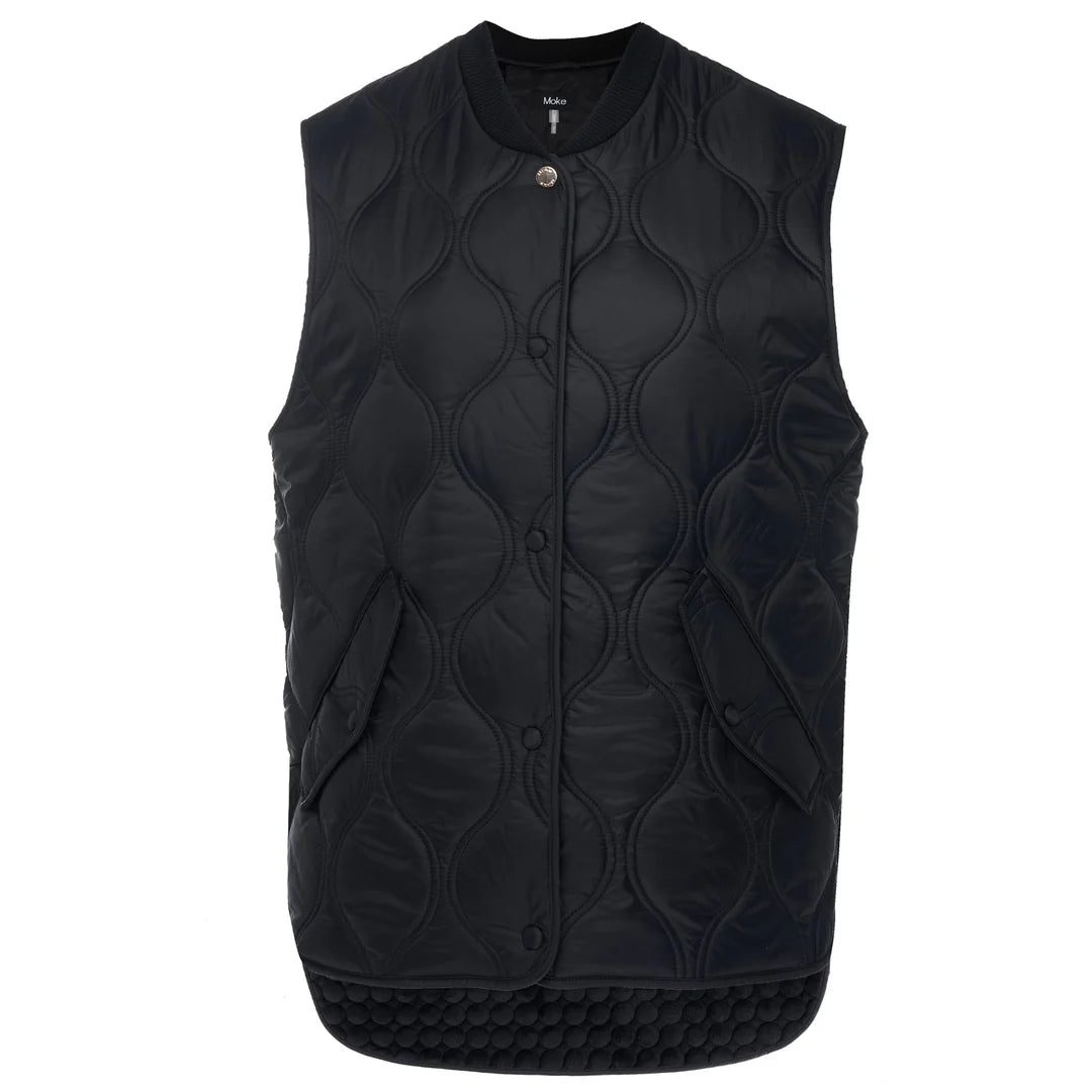 Neve Quilted Vest | Moke