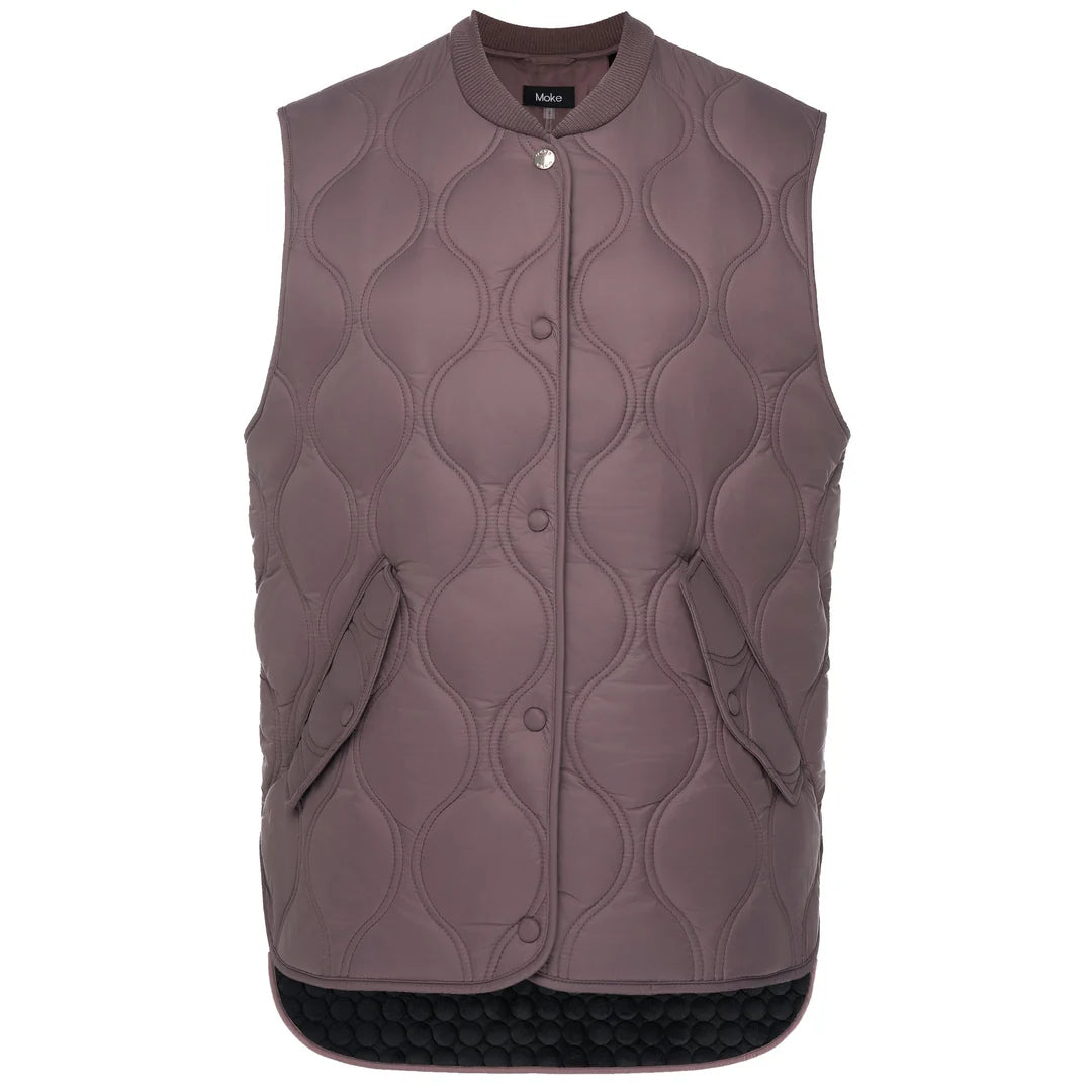 Neve Quilted Vest | Moke