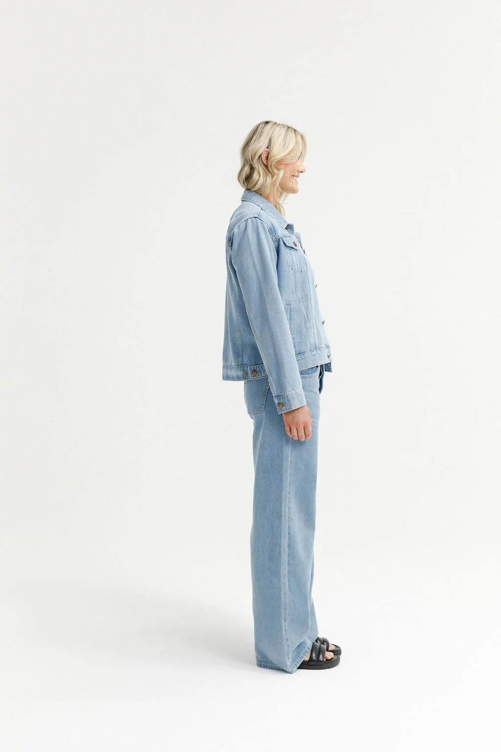 Olly Jacket | Stonewash | Homelee