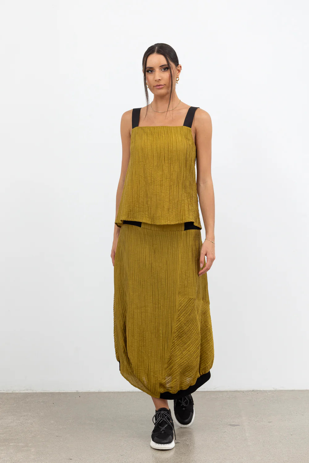 Radiate Love Skirt | XLab | Gold