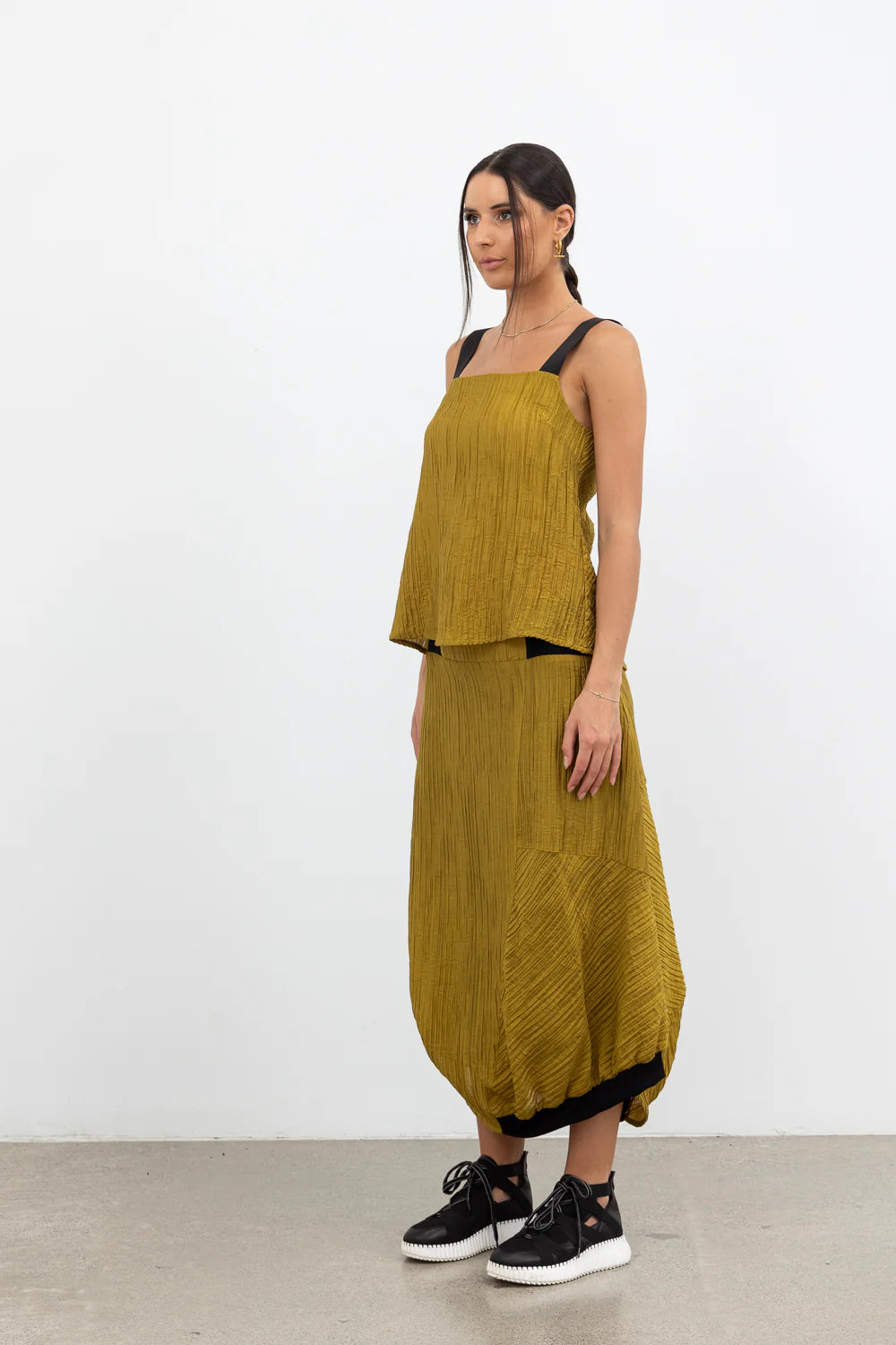 Radiate Love Skirt | XLab | Gold