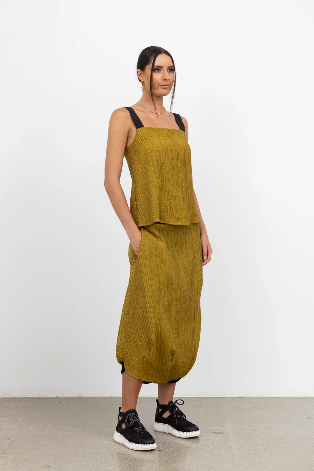 Radiate Love Skirt | XLab | Gold