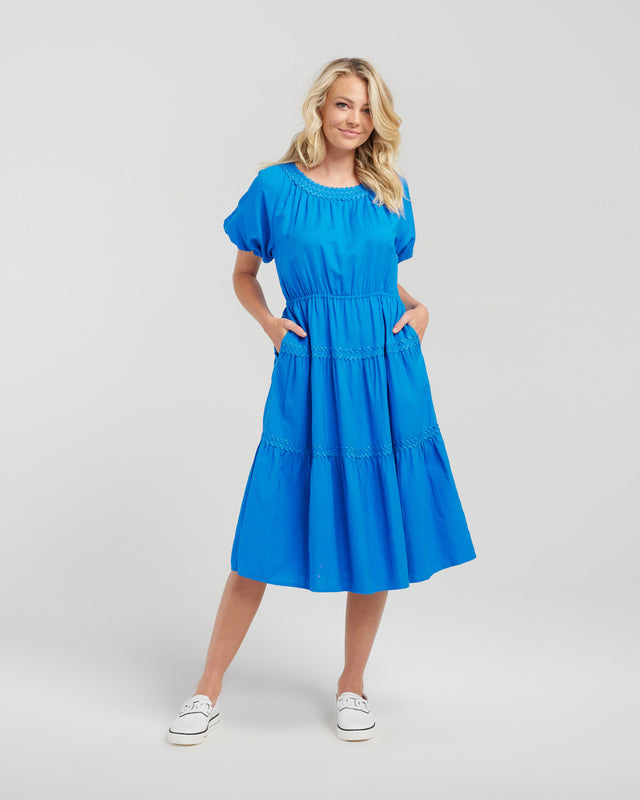 Jillian Dress | Blue | Seduce