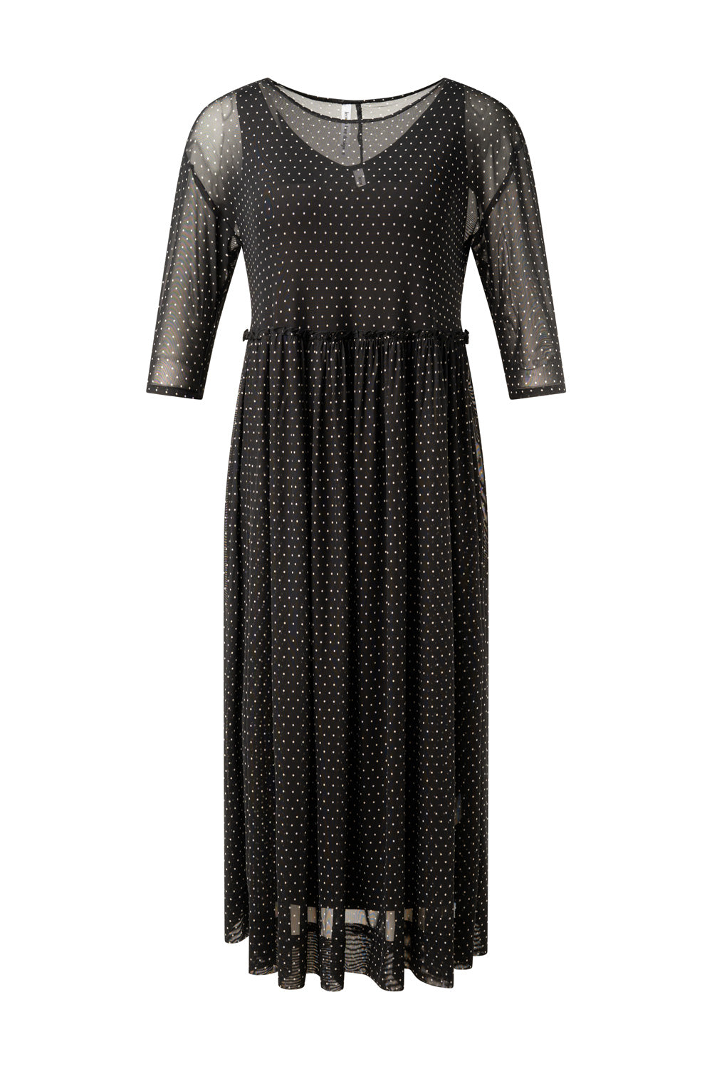 Sarai Dress | Black & Polka | Lemontree