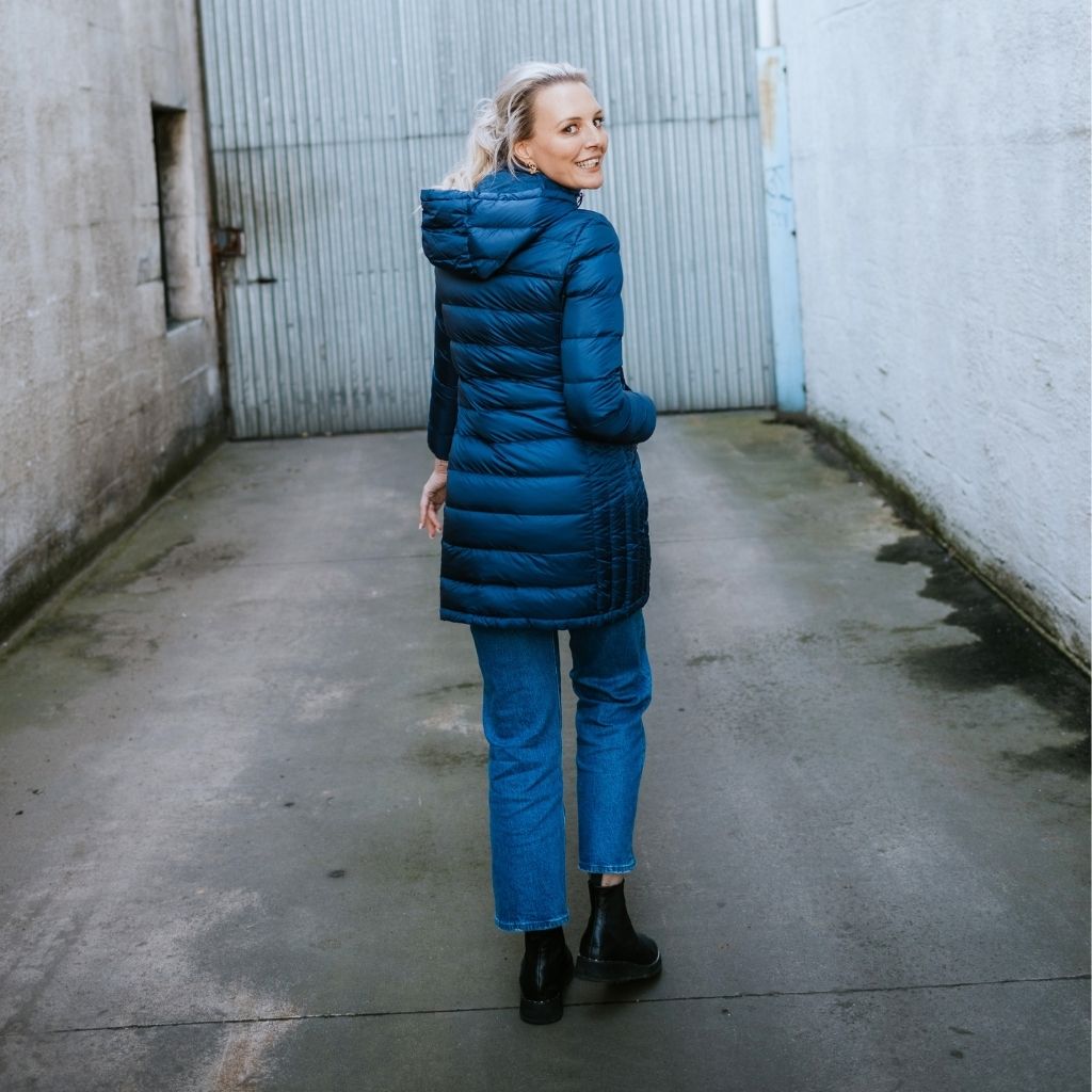 Sarah 90/10 Packable Coat | Moonlight | Moke