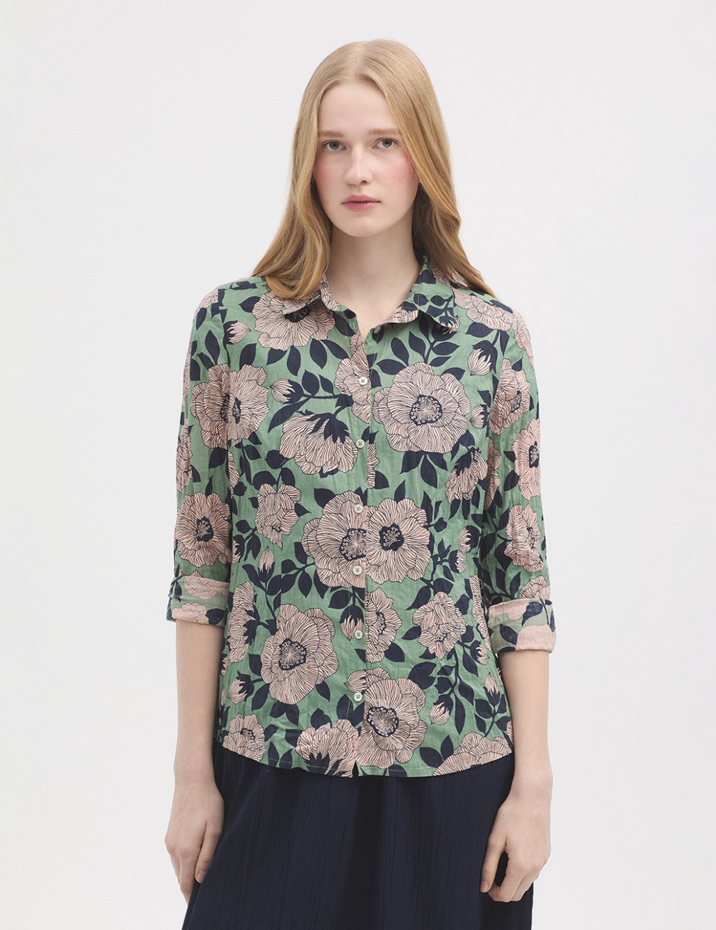 Camelia Shirt | Sage Green | Nice Things