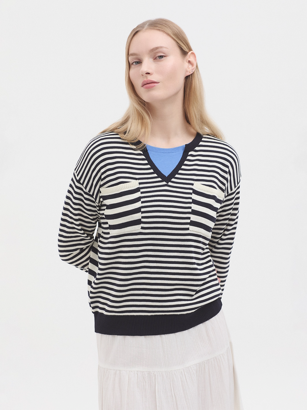 Mixed Stripe Sweater | Nice Things