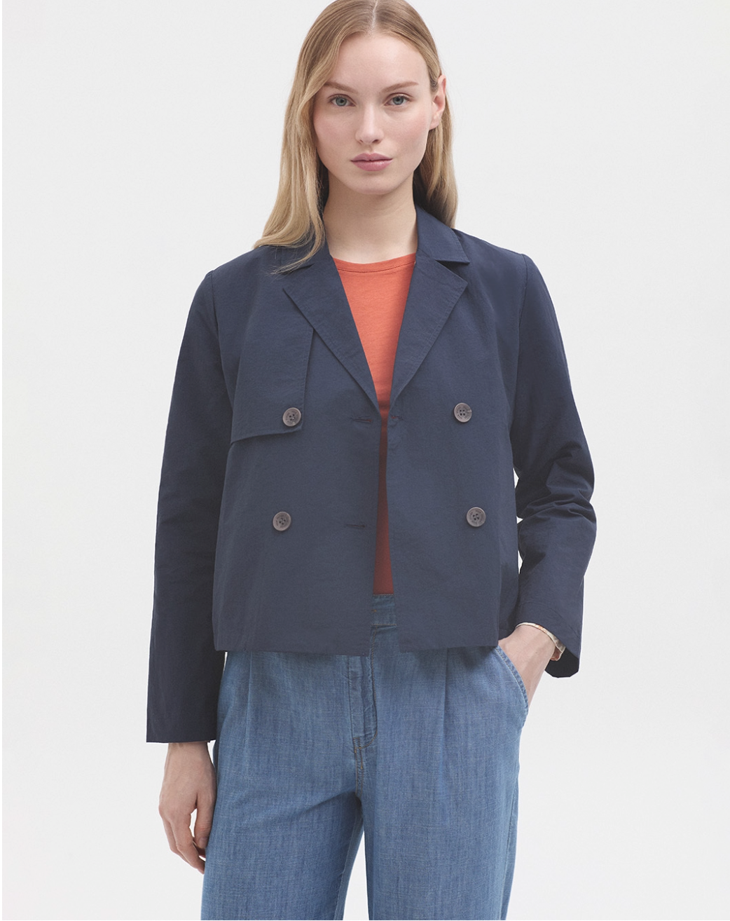 Cropped Trench Coat | Nice Things
