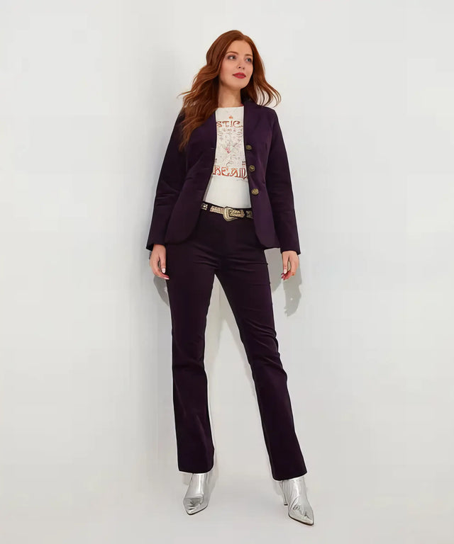 Magnificent Moleskin Pant | Purple | Joe Browns