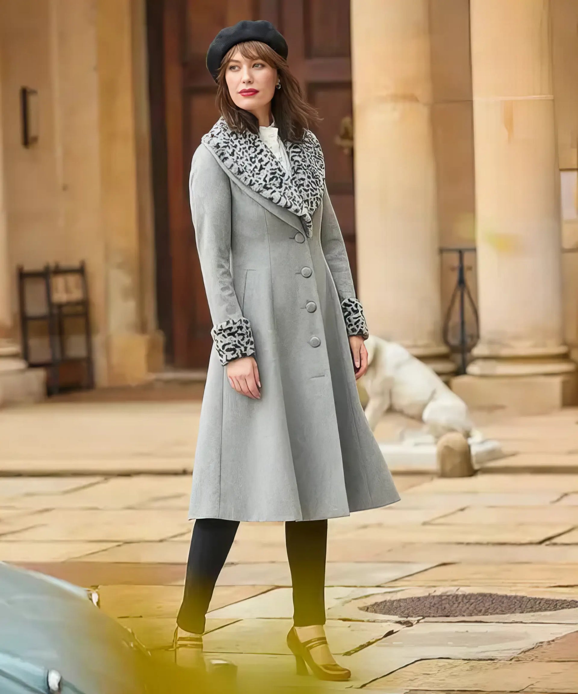 Very Vintage Coat | Grey | Joe Browns