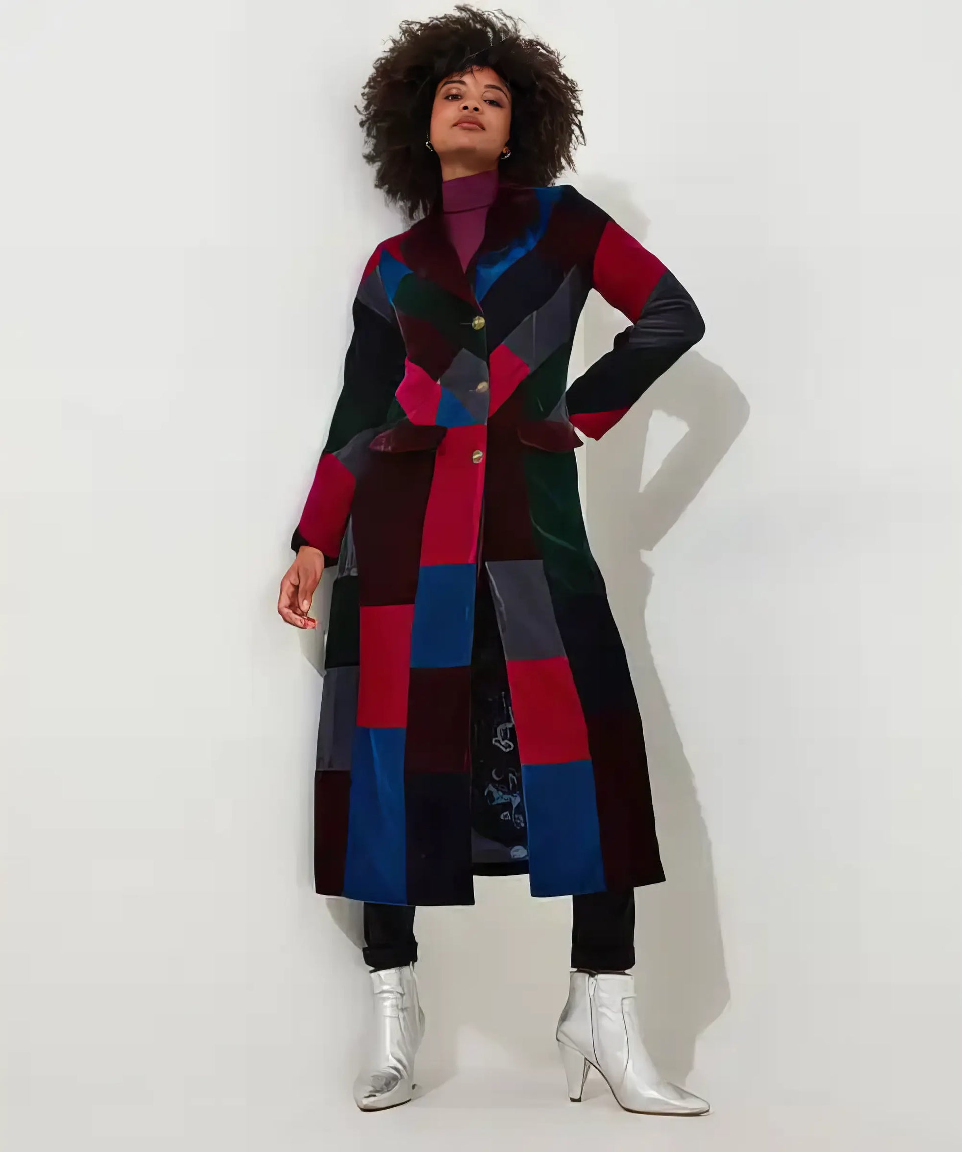 Perfectly Patchwork Coat | Multi | Joe Browns