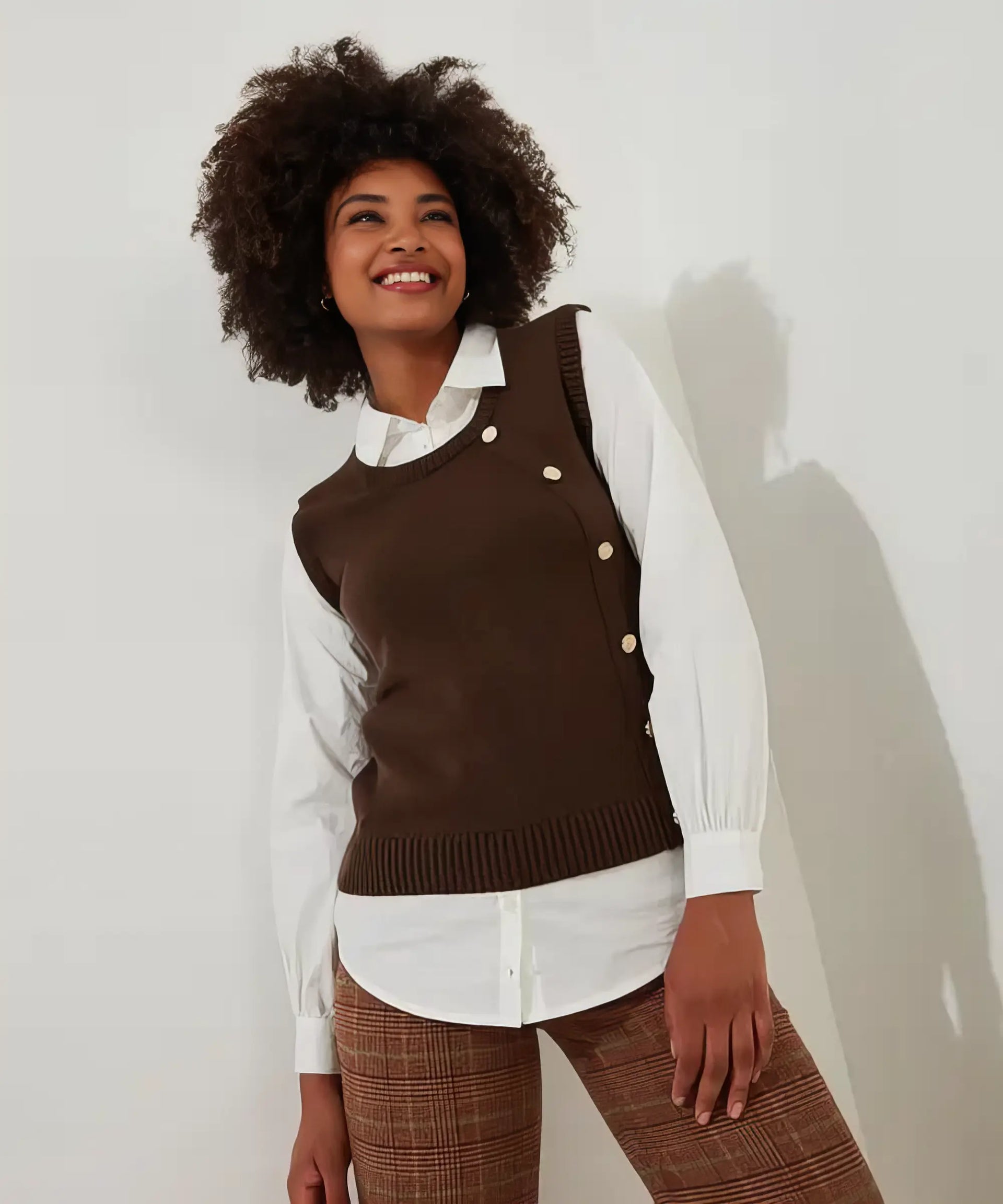 Shirt Jumper | Brown | Joe Browns