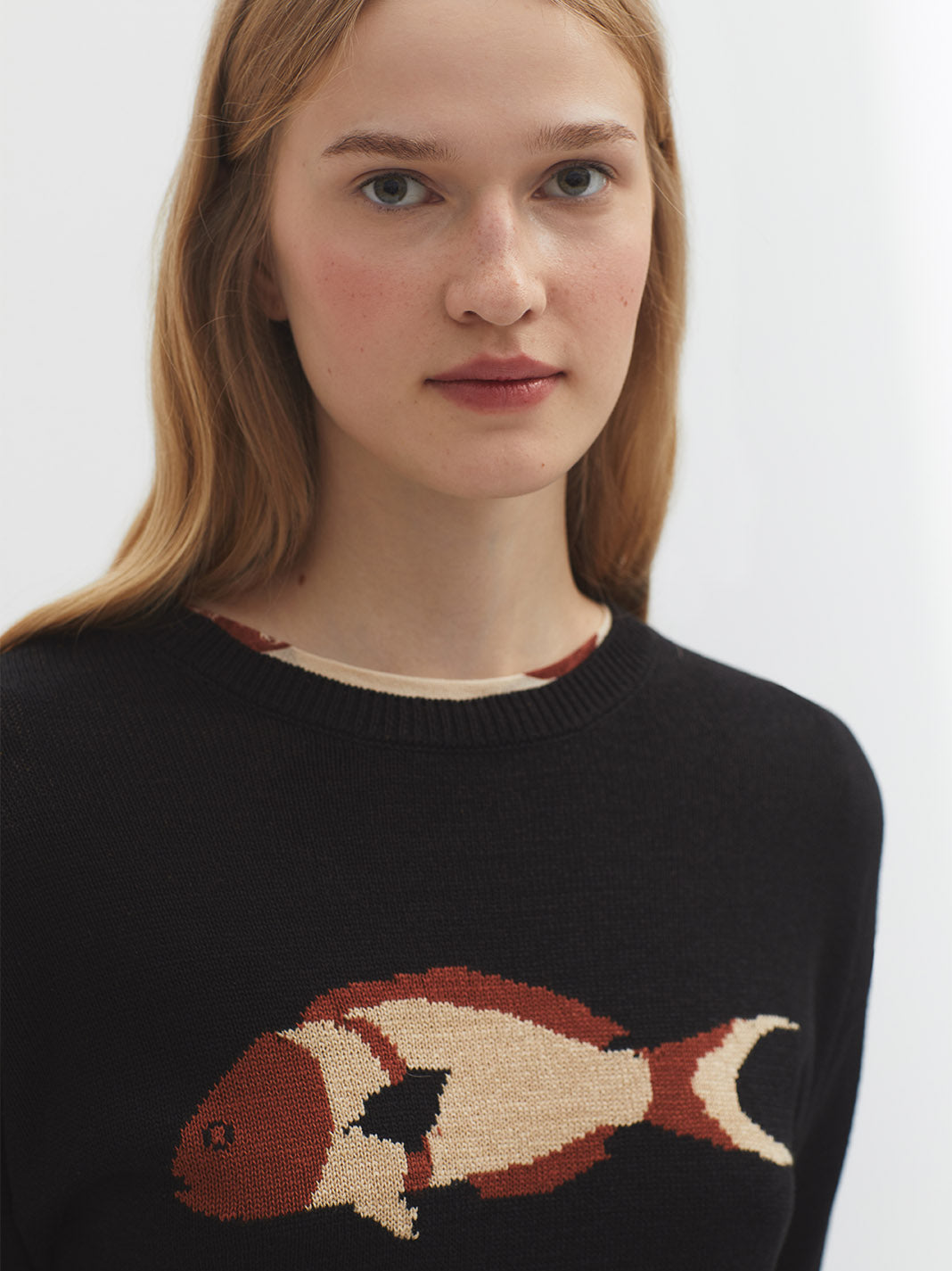 Intarsia Fish Sweater | Nice Things