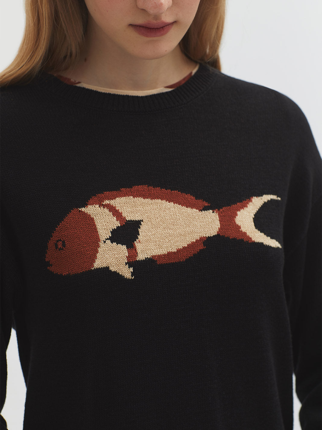 Intarsia Fish Sweater | Nice Things