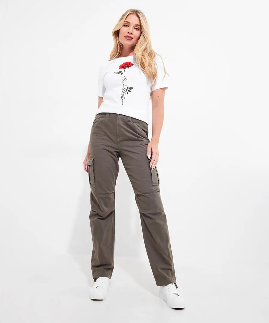 Rocker Rose Tee | Joe Browns