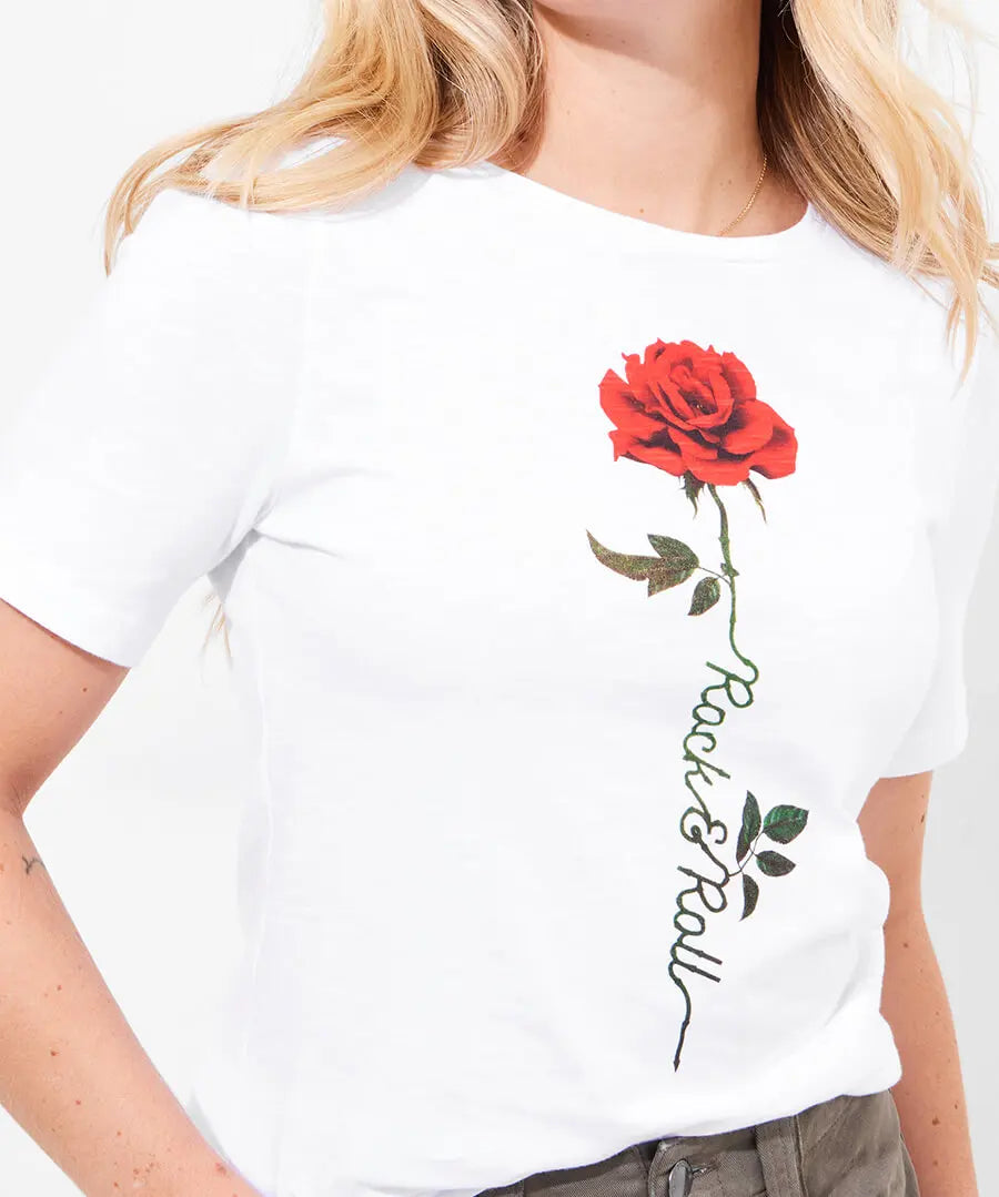 Rocker Rose Tee | Joe Browns