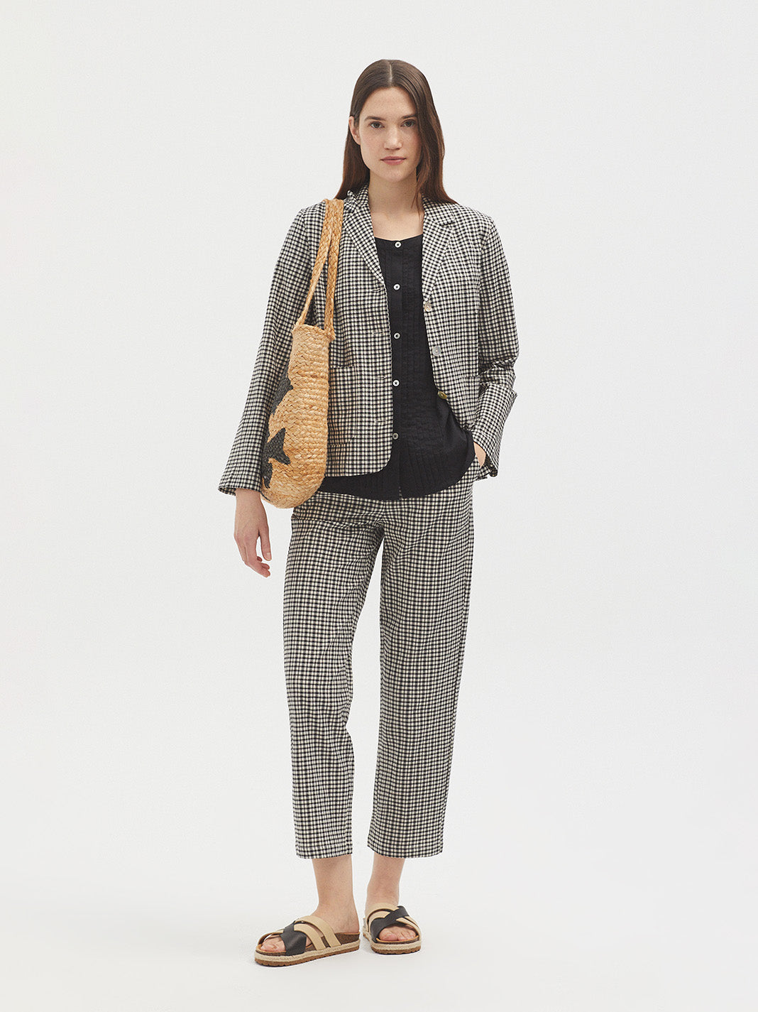 Two Tone Seersucker Pant | Nice Things