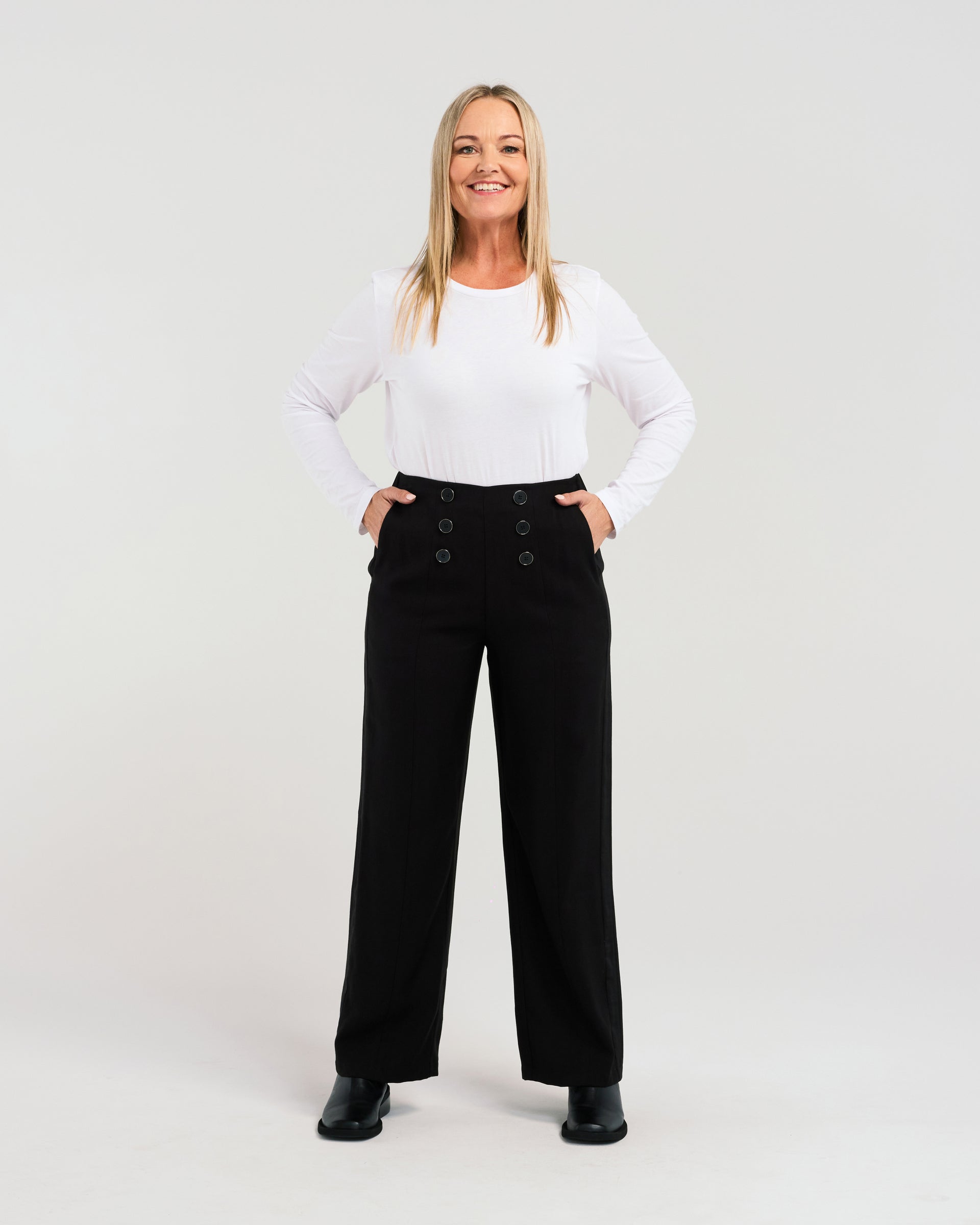 Freya Pant | Black | Zafina