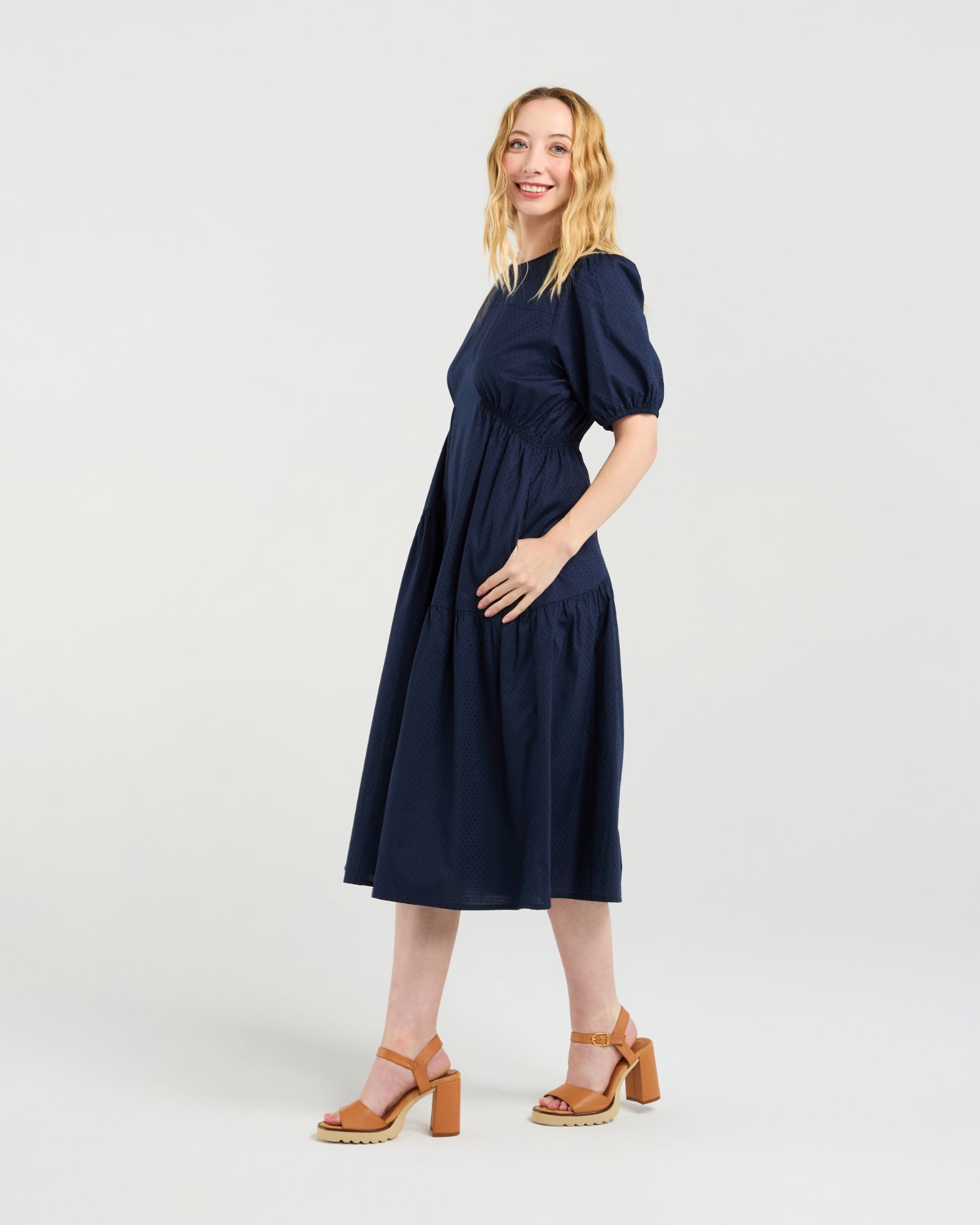Victoria Dress | Navy | Zafina